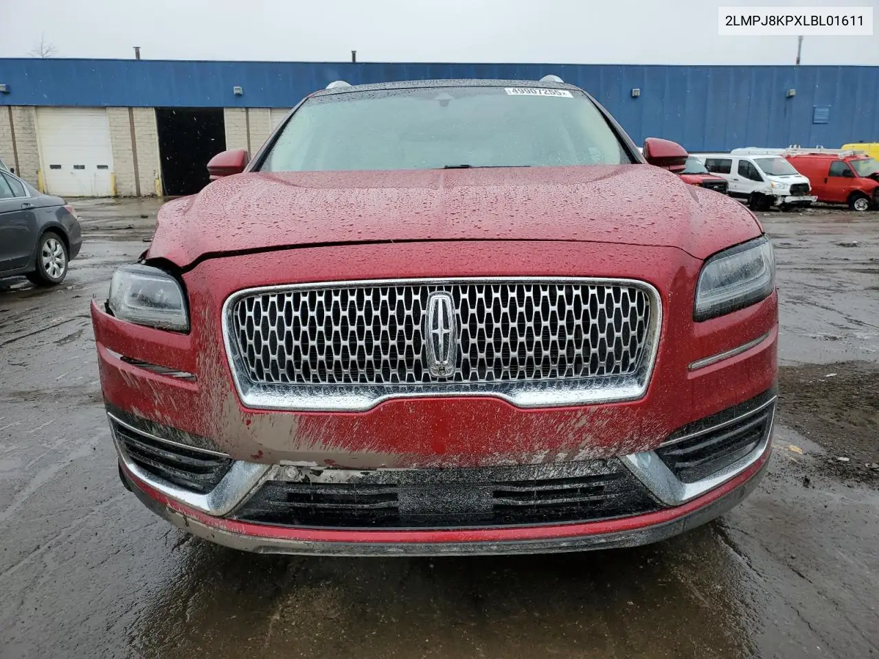 2020 Lincoln Nautilus Reserve VIN: 2LMPJ8KPXLBL01611 Lot: 49907255