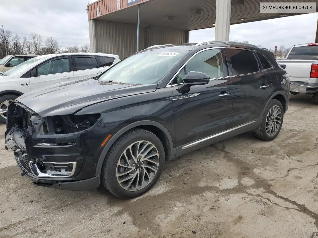 2020 Lincoln Nautilus Reserve VIN: 2LMPJ8K90LBL09704 Lot: 50052605