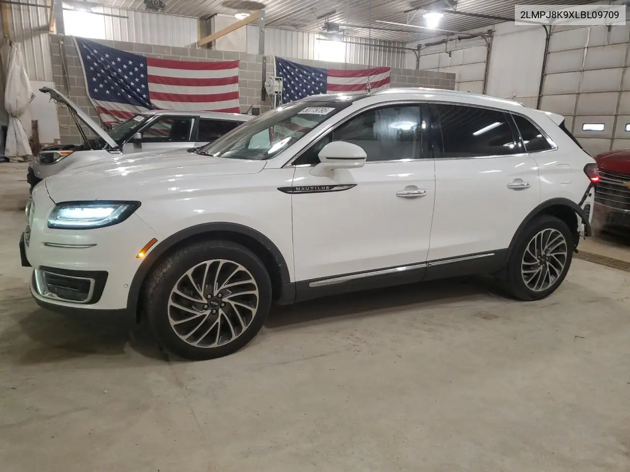 2020 Lincoln Nautilus Reserve VIN: 2LMPJ8K9XLBL09709 Lot: 50779795