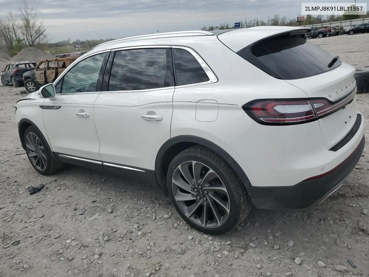2020 Lincoln Nautilus Reserve VIN: 2LMPJ8K91LBL11557 Lot: 52891505