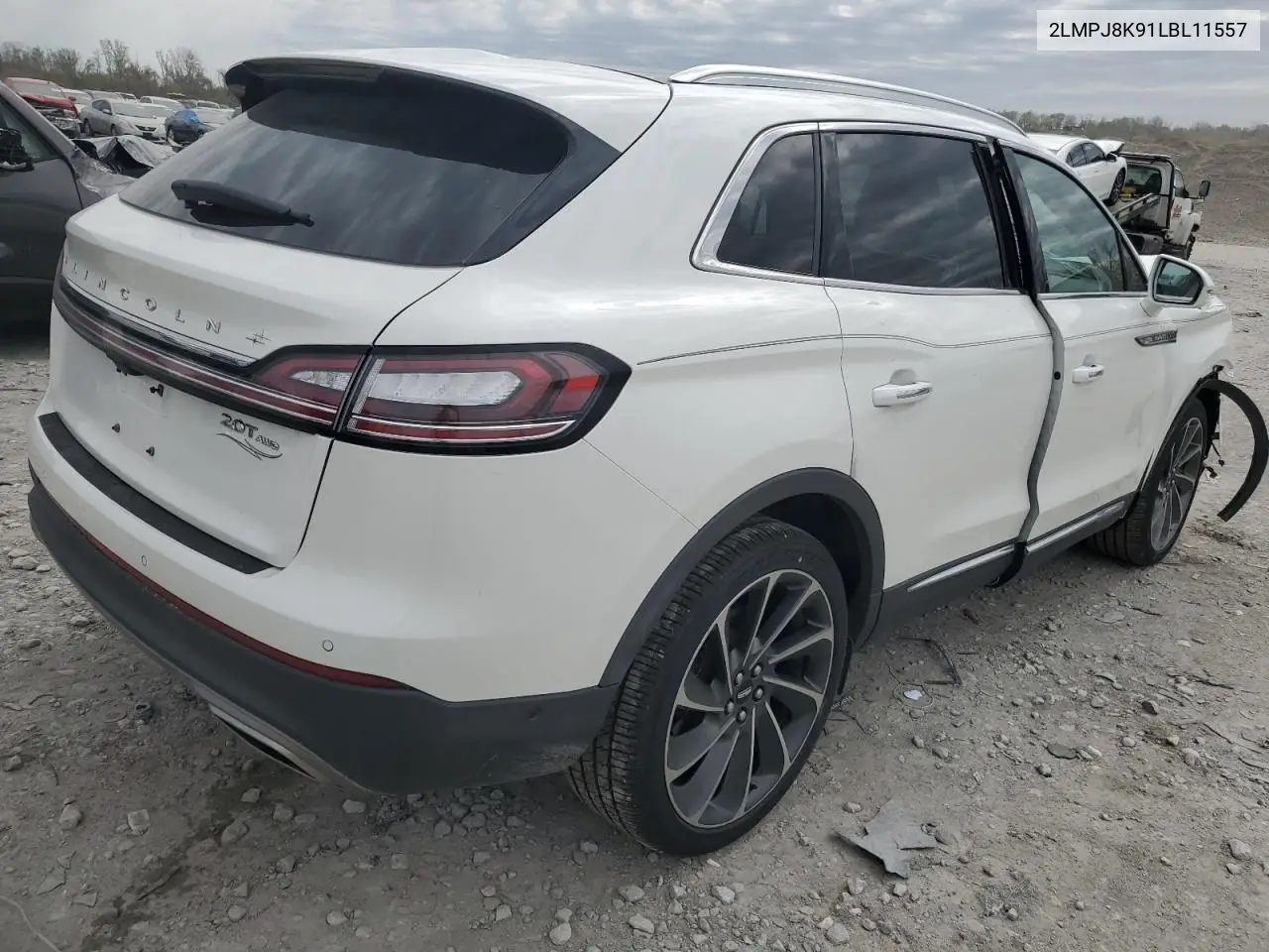 2020 Lincoln Nautilus Reserve VIN: 2LMPJ8K91LBL11557 Lot: 52891505
