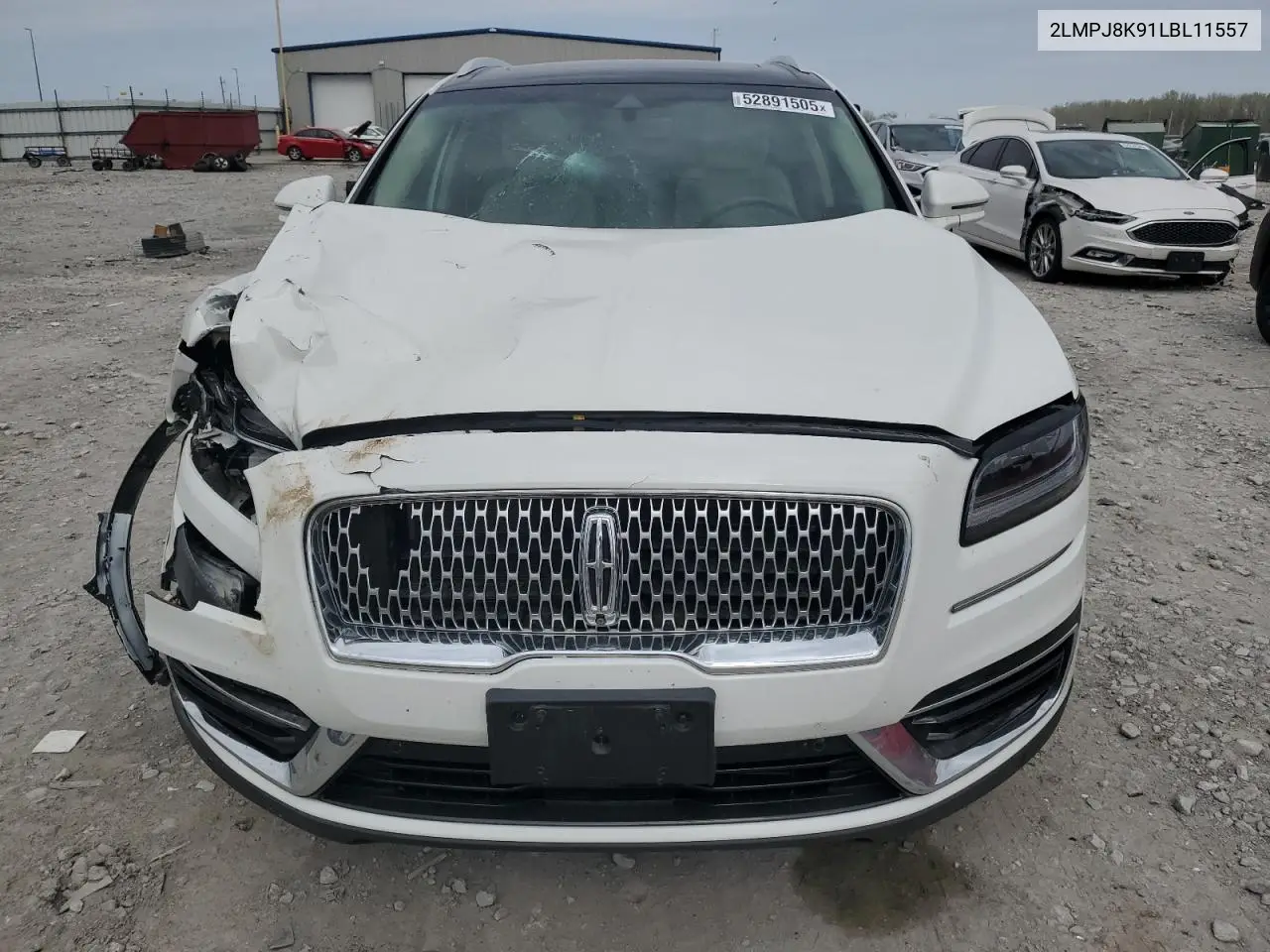 2020 Lincoln Nautilus Reserve VIN: 2LMPJ8K91LBL11557 Lot: 52891505