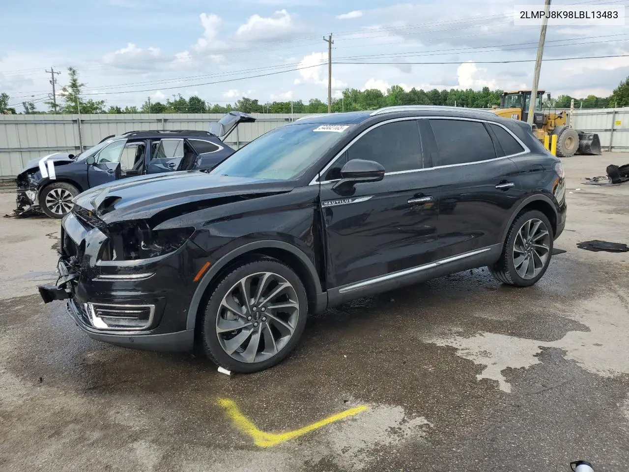 2020 Lincoln Nautilus Reserve VIN: 2LMPJ8K98LBL13483 Lot: 54882165