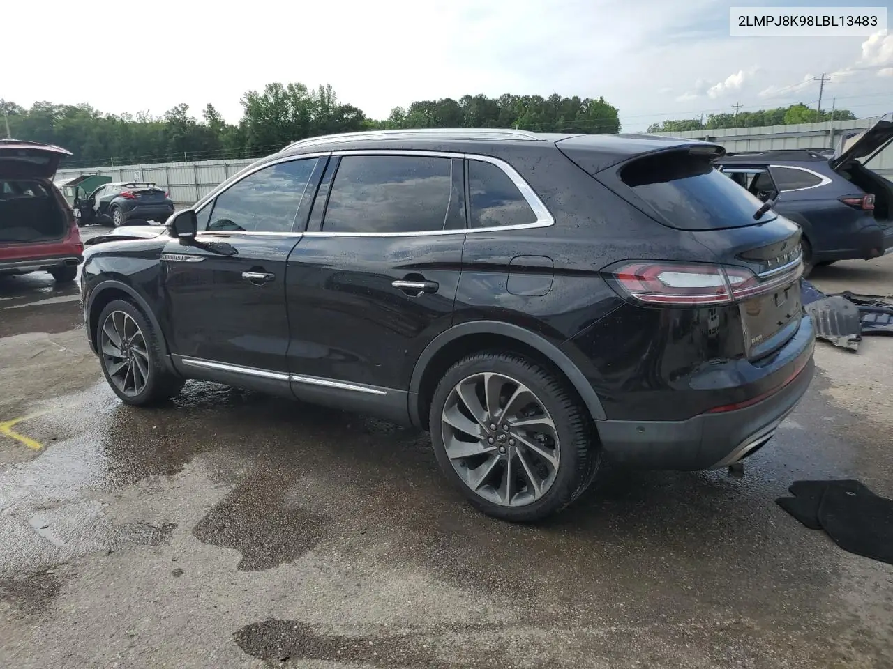2020 Lincoln Nautilus Reserve VIN: 2LMPJ8K98LBL13483 Lot: 54882165
