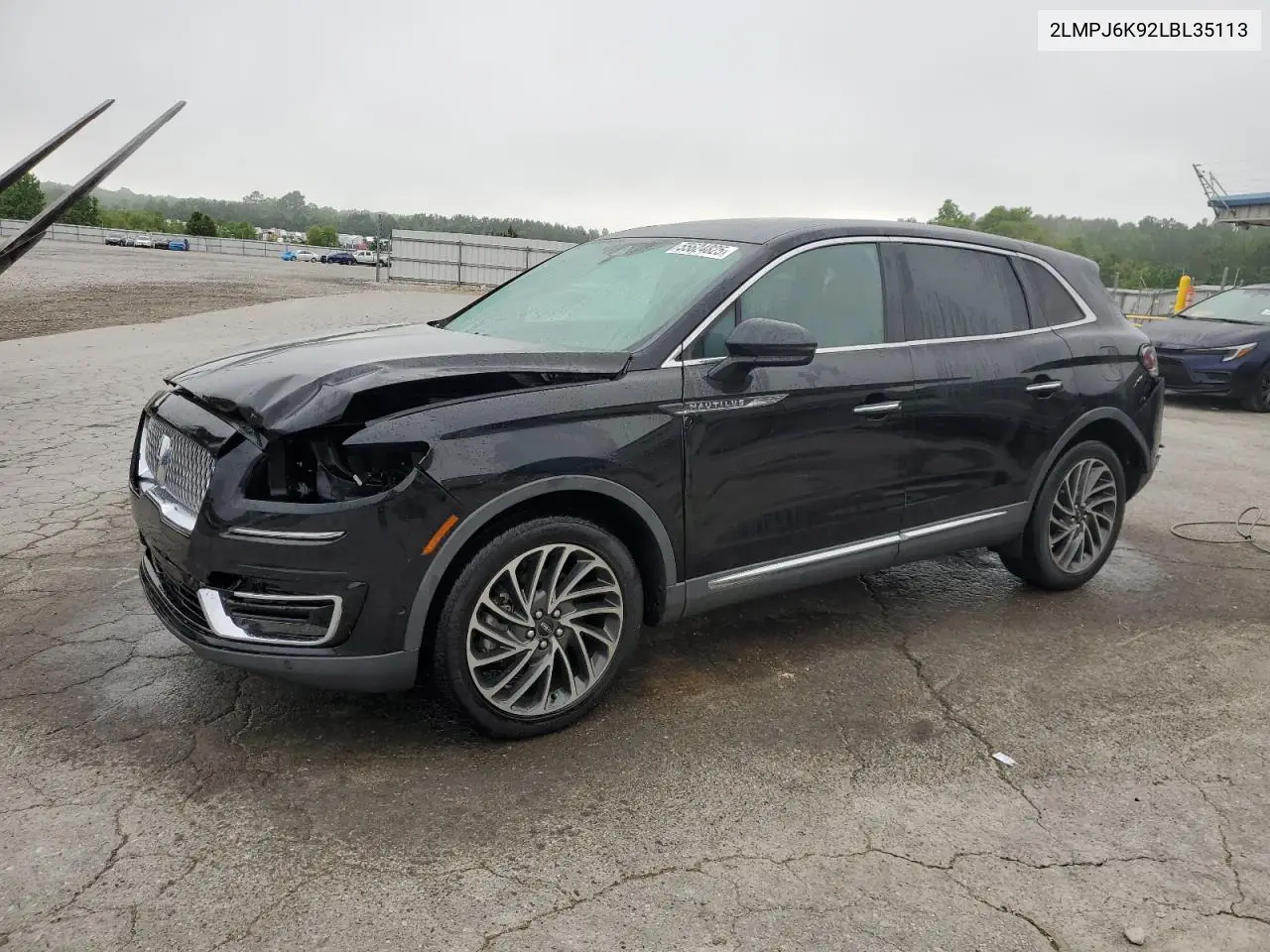 2020 Lincoln Nautilus Reserve VIN: 2LMPJ6K92LBL35113 Lot: 55624825