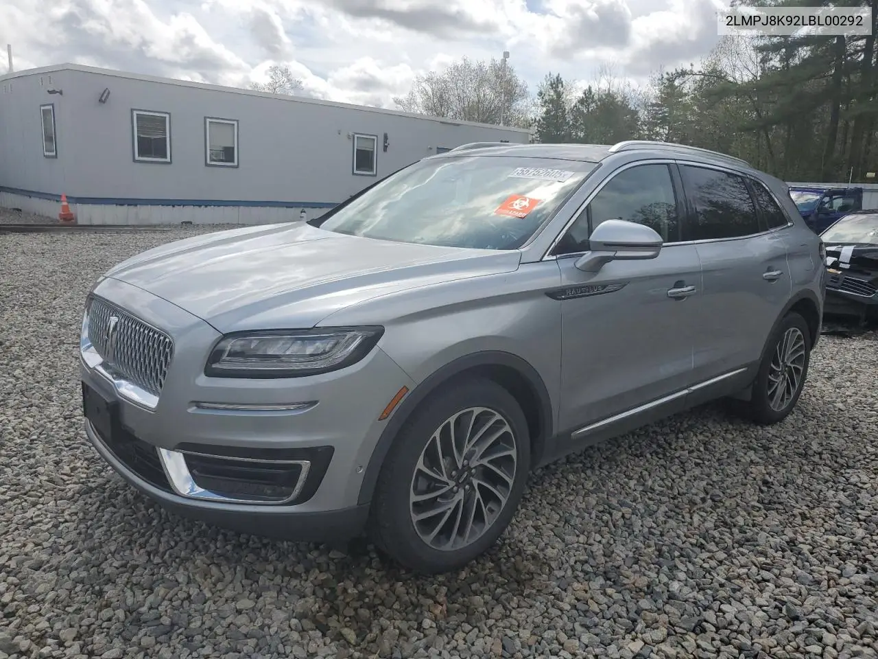 2020 Lincoln Nautilus Reserve VIN: 2LMPJ8K92LBL00292 Lot: 55752605