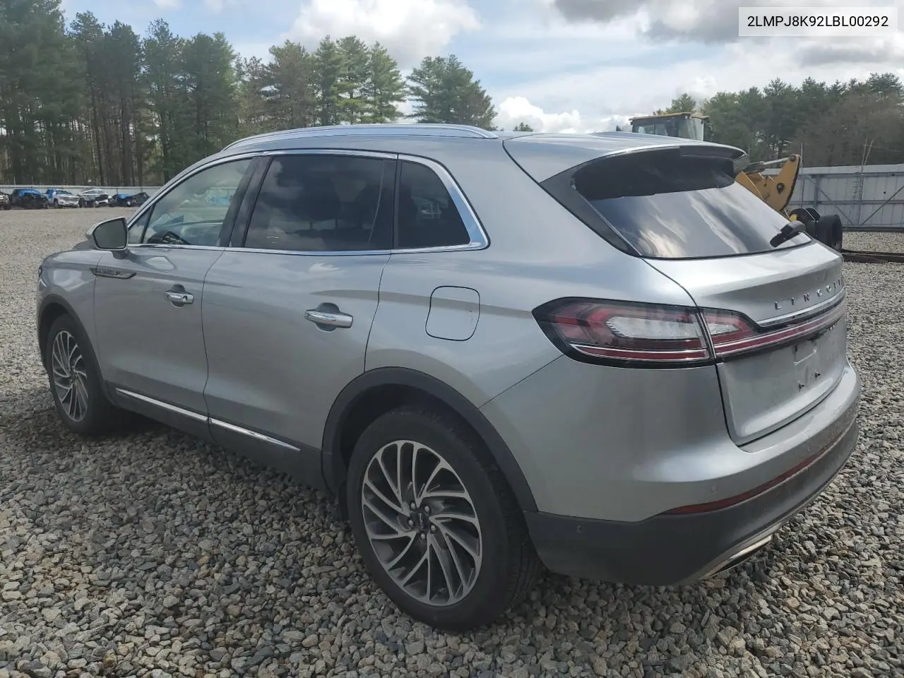 2020 Lincoln Nautilus Reserve VIN: 2LMPJ8K92LBL00292 Lot: 55752605