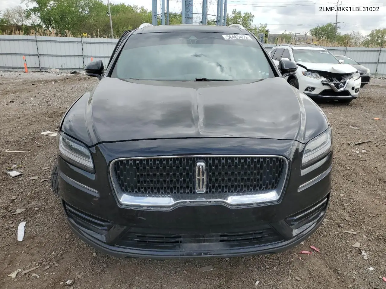 2020 Lincoln Nautilus Reserve VIN: 2LMPJ8K91LBL31002 Lot: 56486465