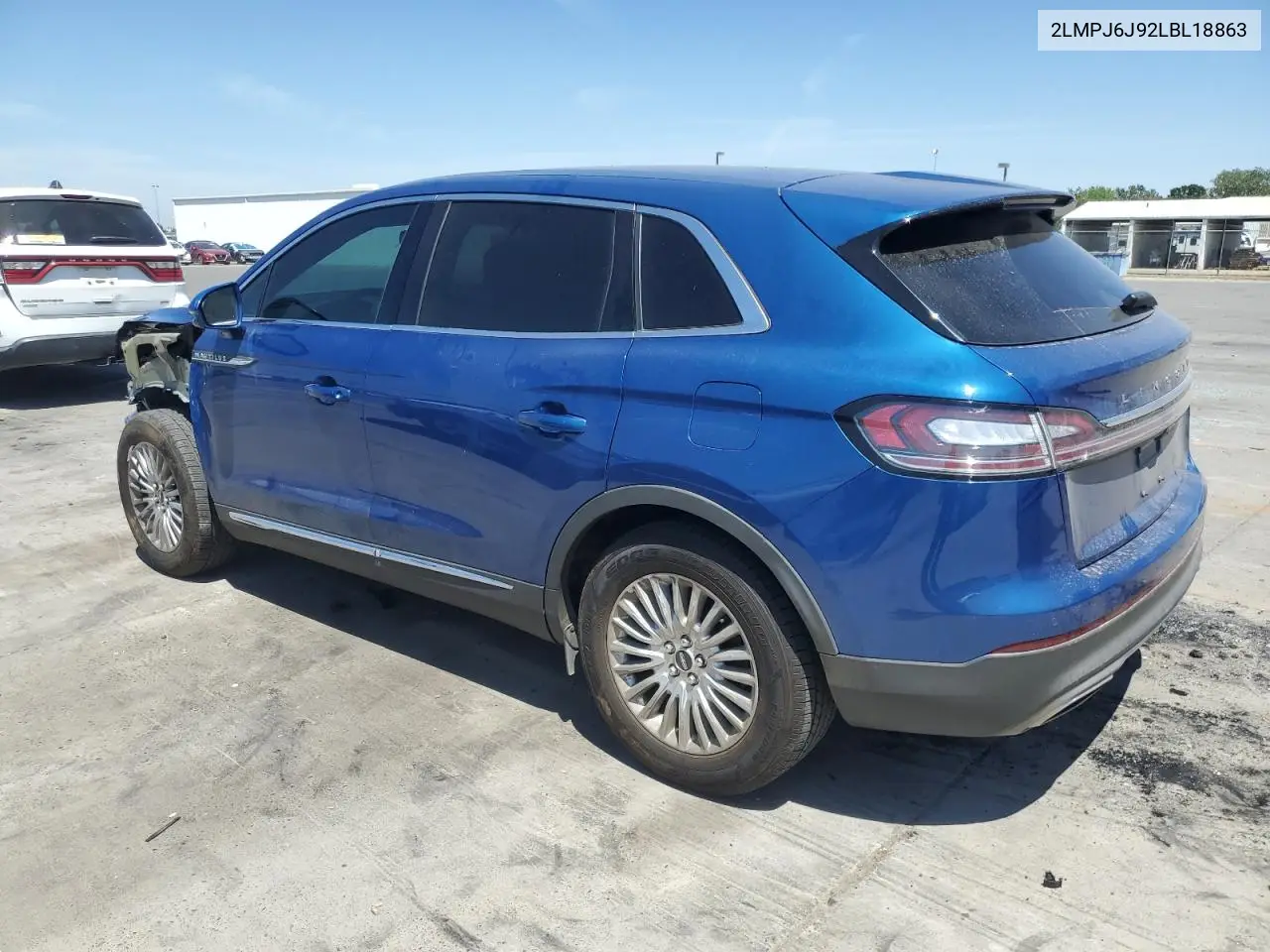 2020 Lincoln Nautilus VIN: 2LMPJ6J92LBL18863 Lot: 56599405