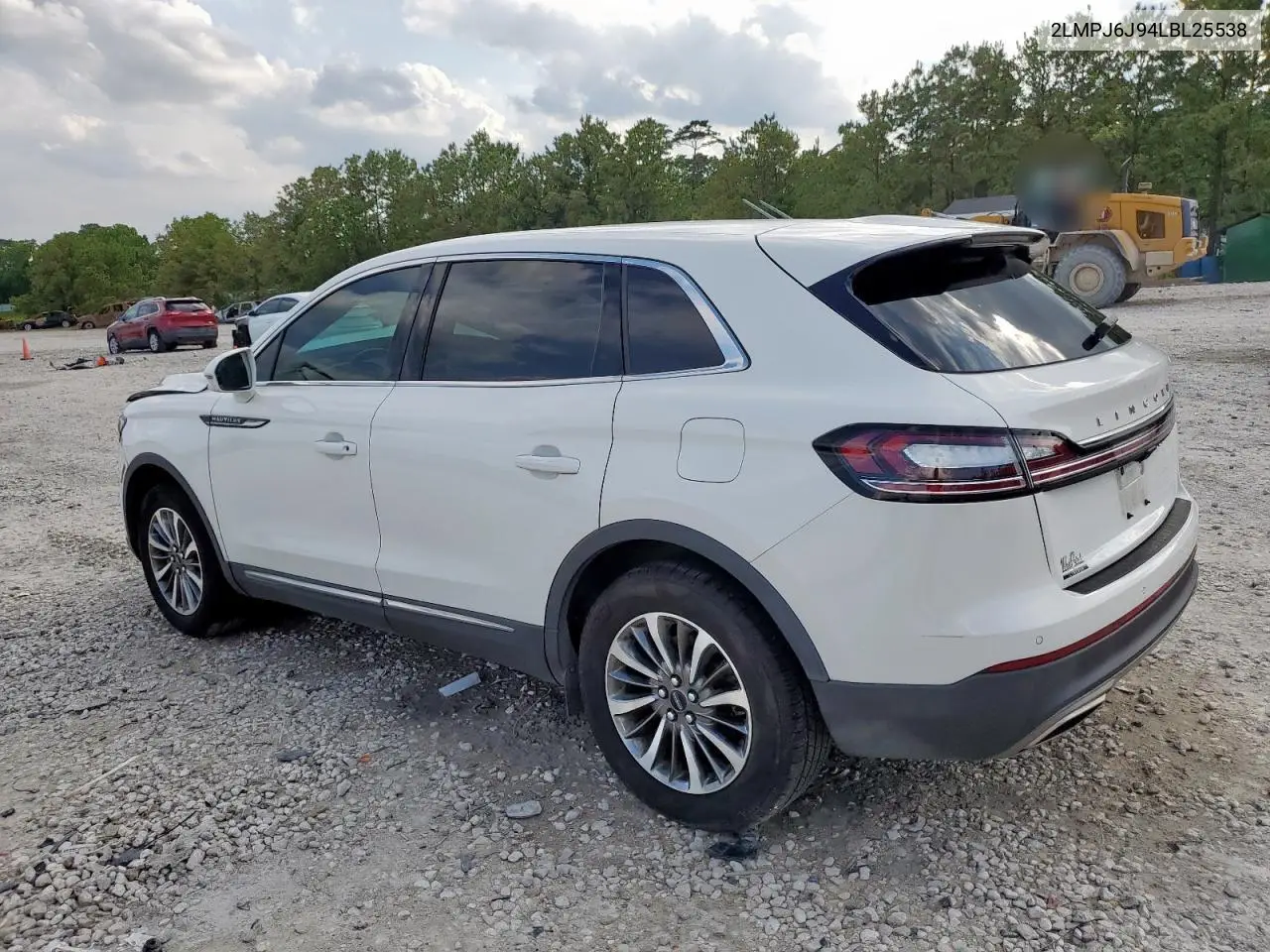 2020 Lincoln Nautilus VIN: 2LMPJ6J94LBL25538 Lot: 58831105