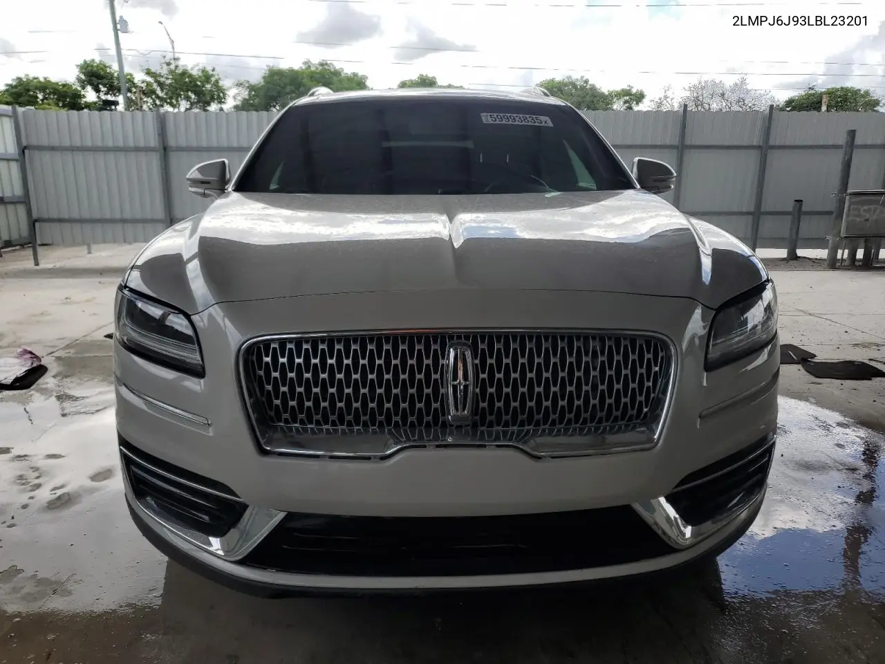 2020 Lincoln Nautilus VIN: 2LMPJ6J93LBL23201 Lot: 59993835