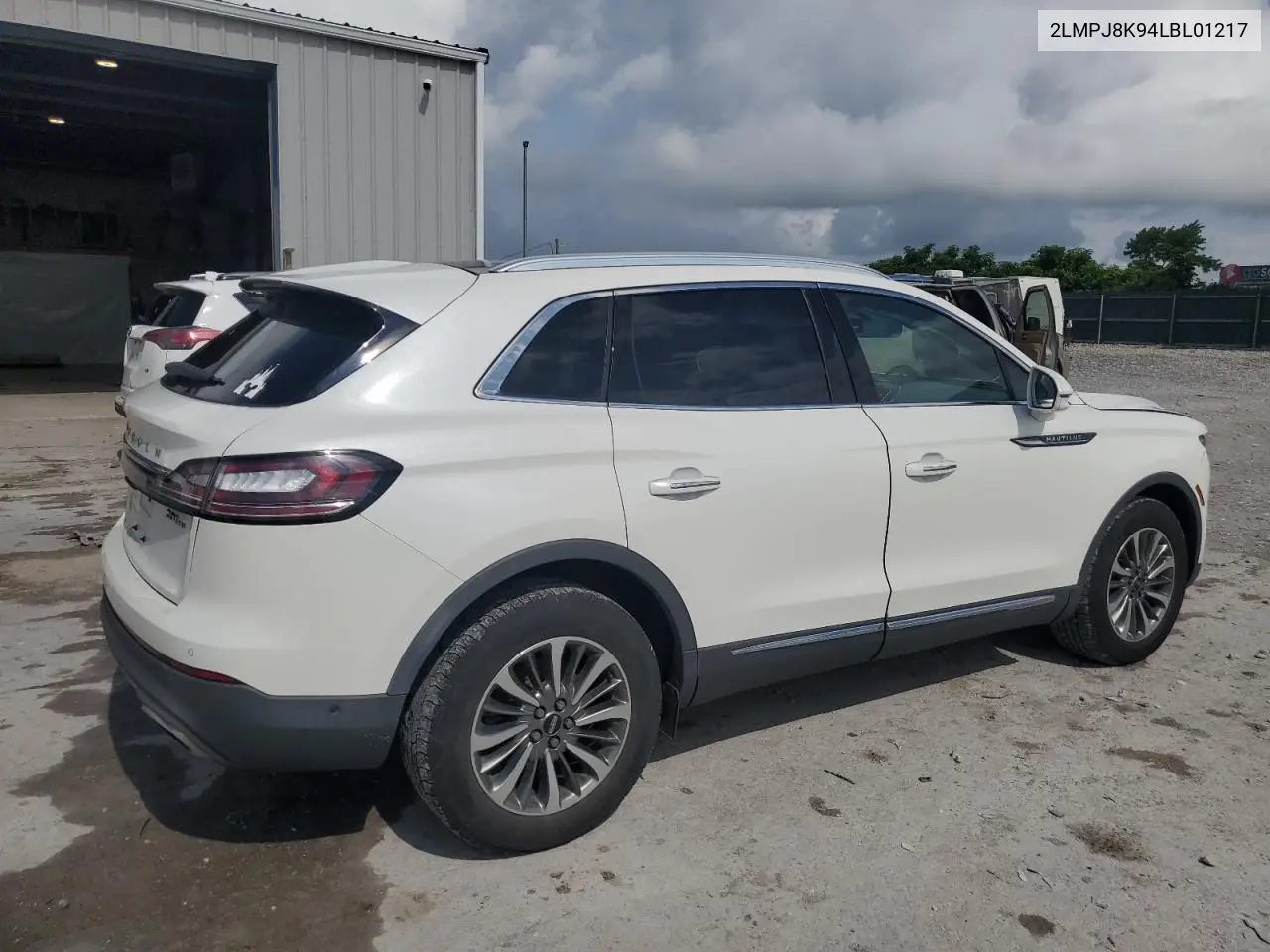 2020 Lincoln Nautilus Reserve VIN: 2LMPJ8K94LBL01217 Lot: 61018335