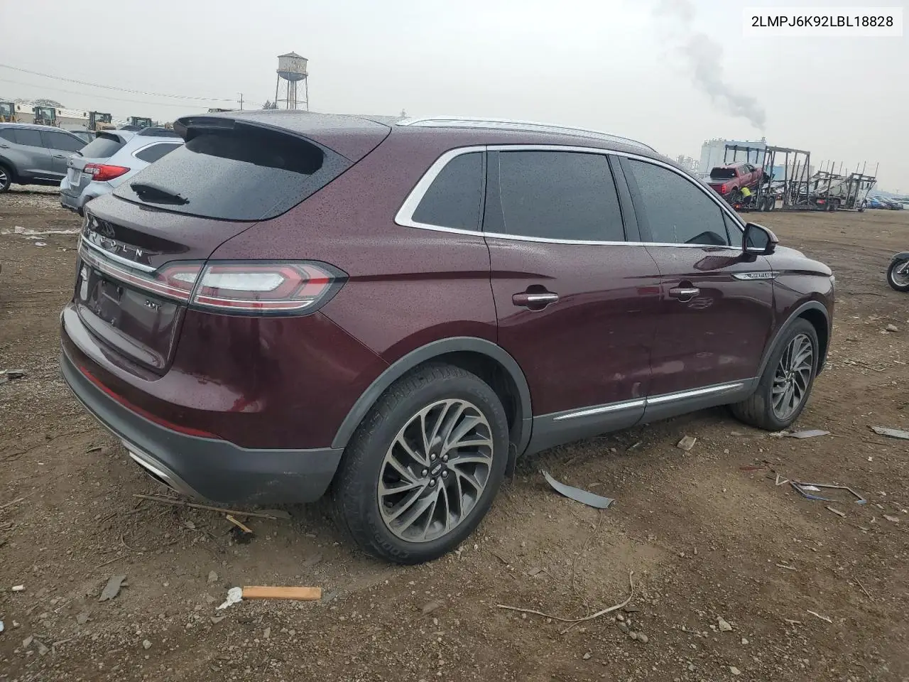 2020 Lincoln Nautilus Reserve VIN: 2LMPJ6K92LBL18828 Lot: 61095985