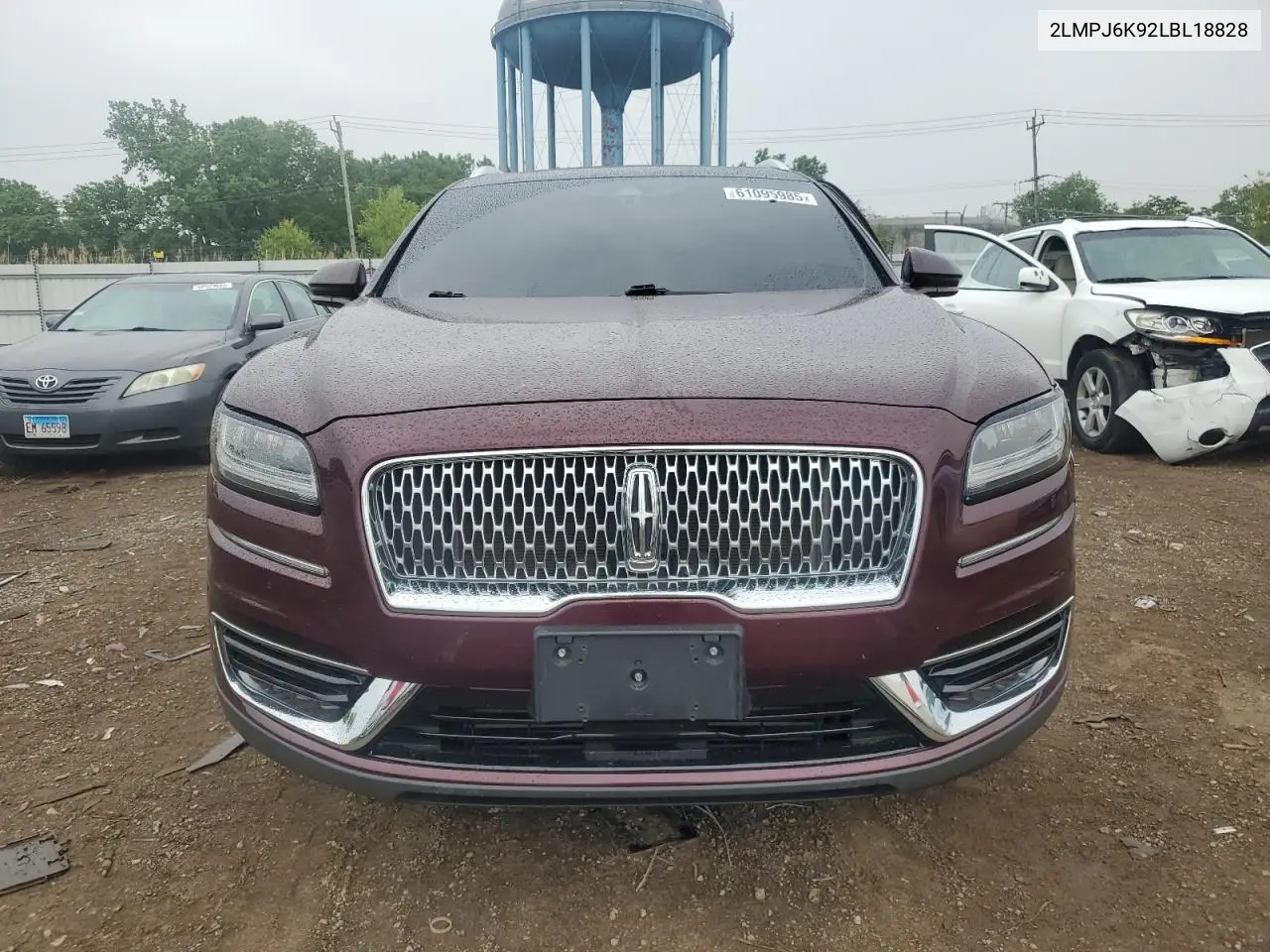 2020 Lincoln Nautilus Reserve VIN: 2LMPJ6K92LBL18828 Lot: 61095985