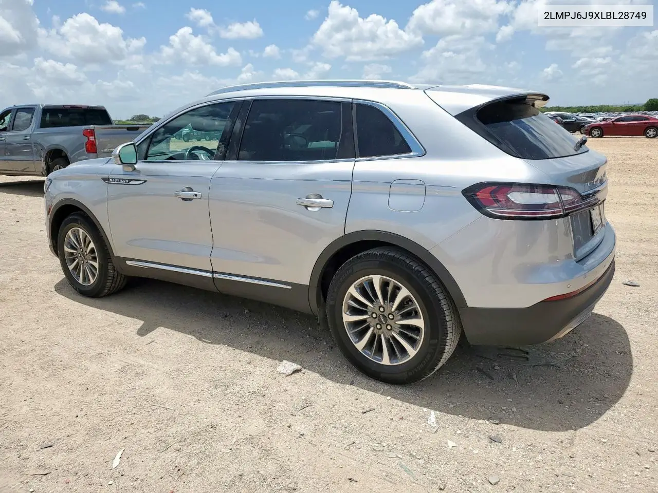 2020 Lincoln Nautilus VIN: 2LMPJ6J9XLBL28749 Lot: 61239985