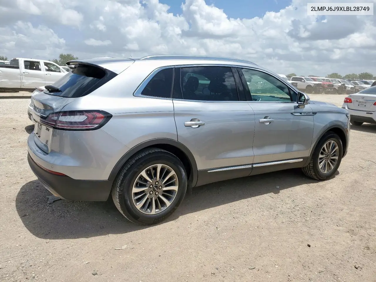 2020 Lincoln Nautilus VIN: 2LMPJ6J9XLBL28749 Lot: 61239985