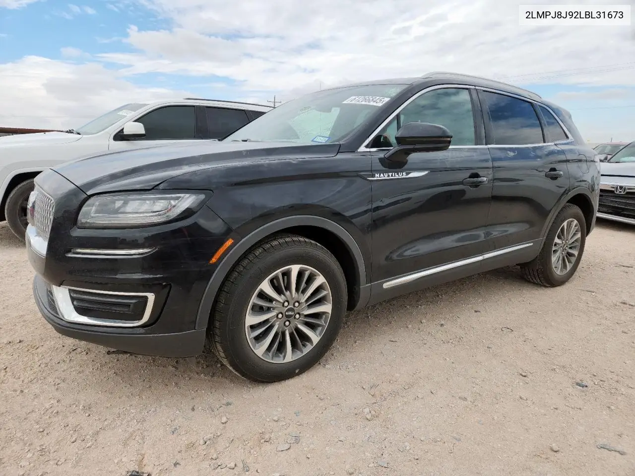2020 Lincoln Nautilus VIN: 2LMPJ8J92LBL31673 Lot: 61266845