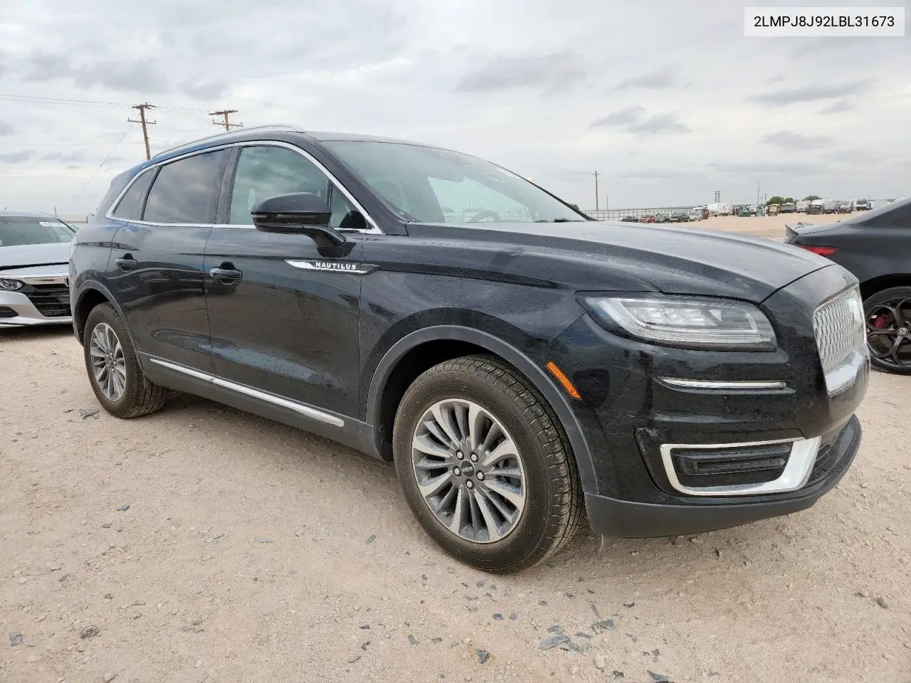 2020 Lincoln Nautilus VIN: 2LMPJ8J92LBL31673 Lot: 61266845