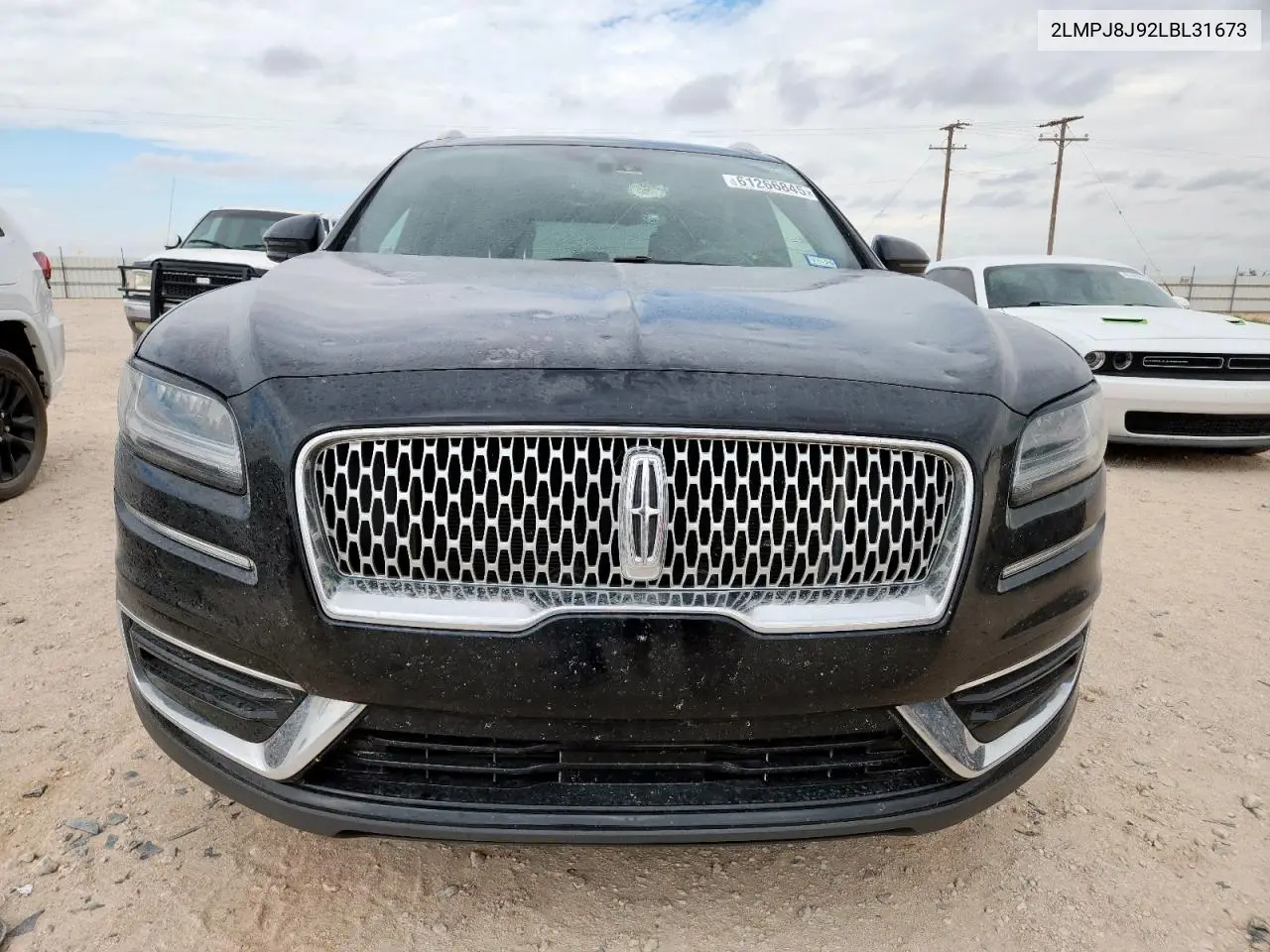 2020 Lincoln Nautilus VIN: 2LMPJ8J92LBL31673 Lot: 61266845
