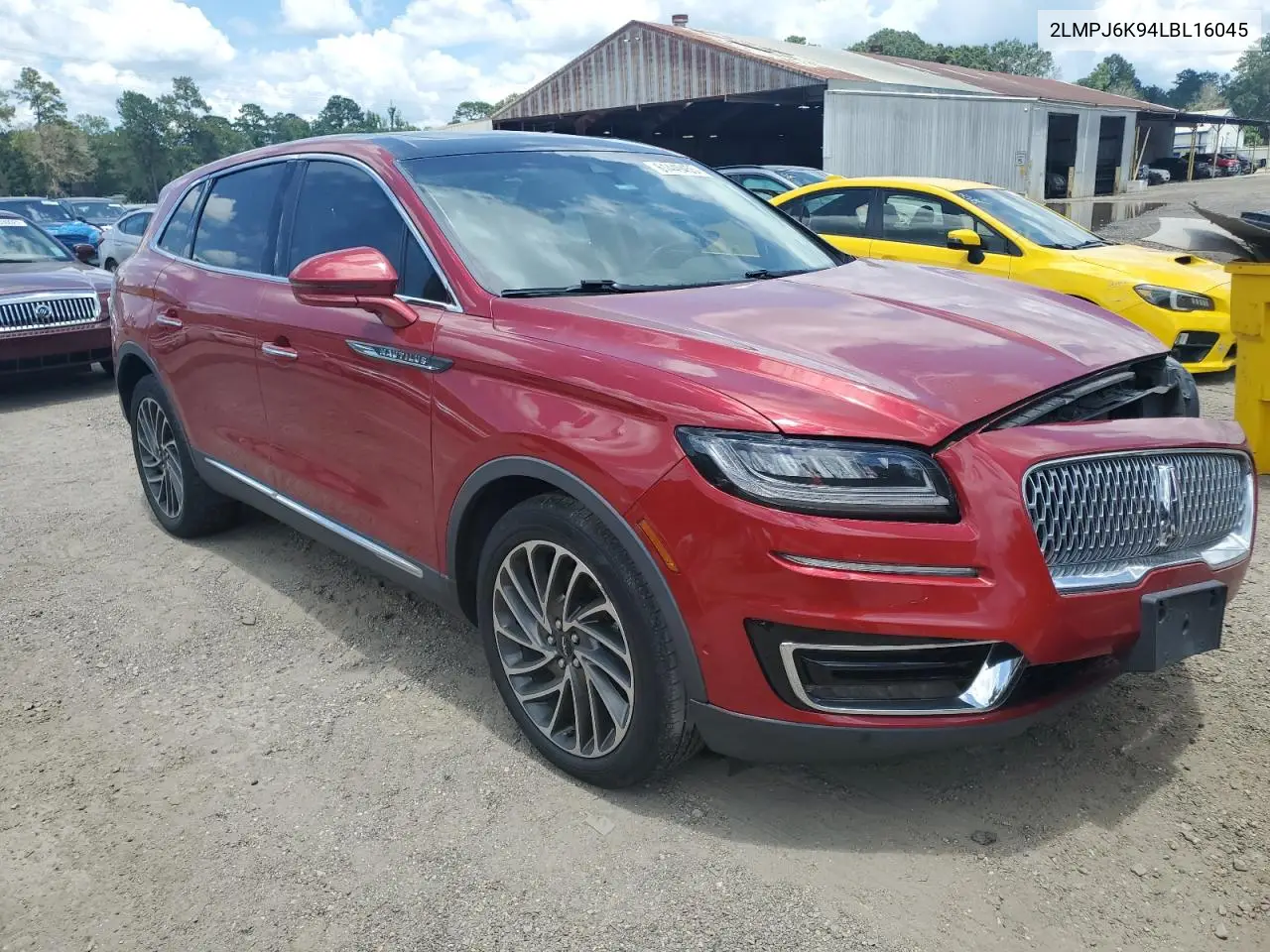 2020 Lincoln Nautilus Reserve VIN: 2LMPJ6K94LBL16045 Lot: 61449455