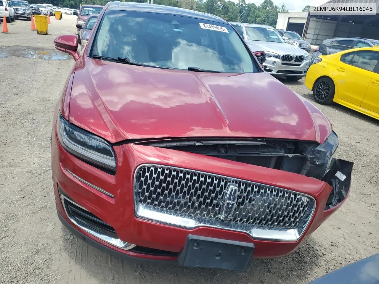 2020 Lincoln Nautilus Reserve VIN: 2LMPJ6K94LBL16045 Lot: 61449455