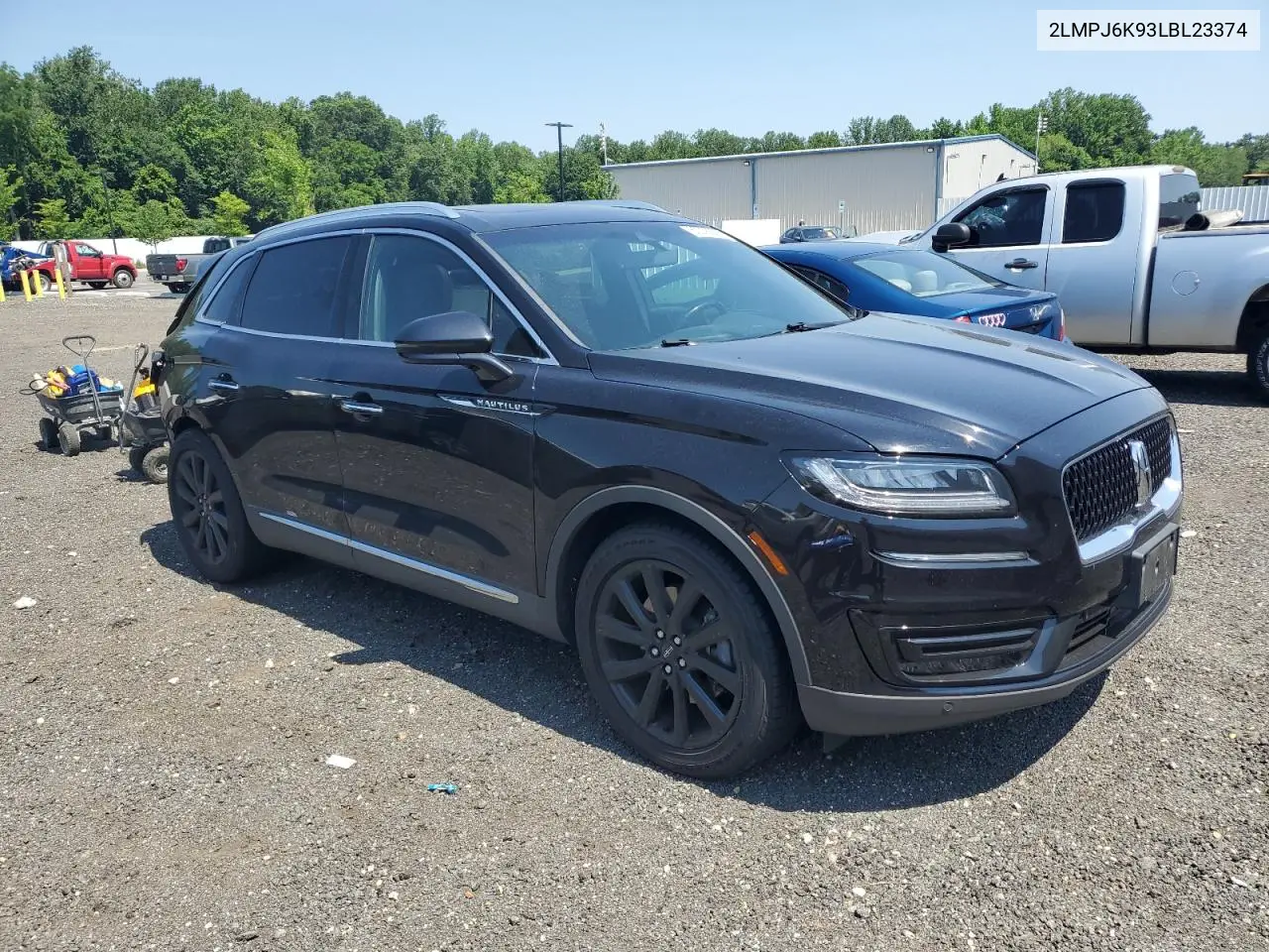 2020 Lincoln Nautilus Reserve VIN: 2LMPJ6K93LBL23374 Lot: 62228835