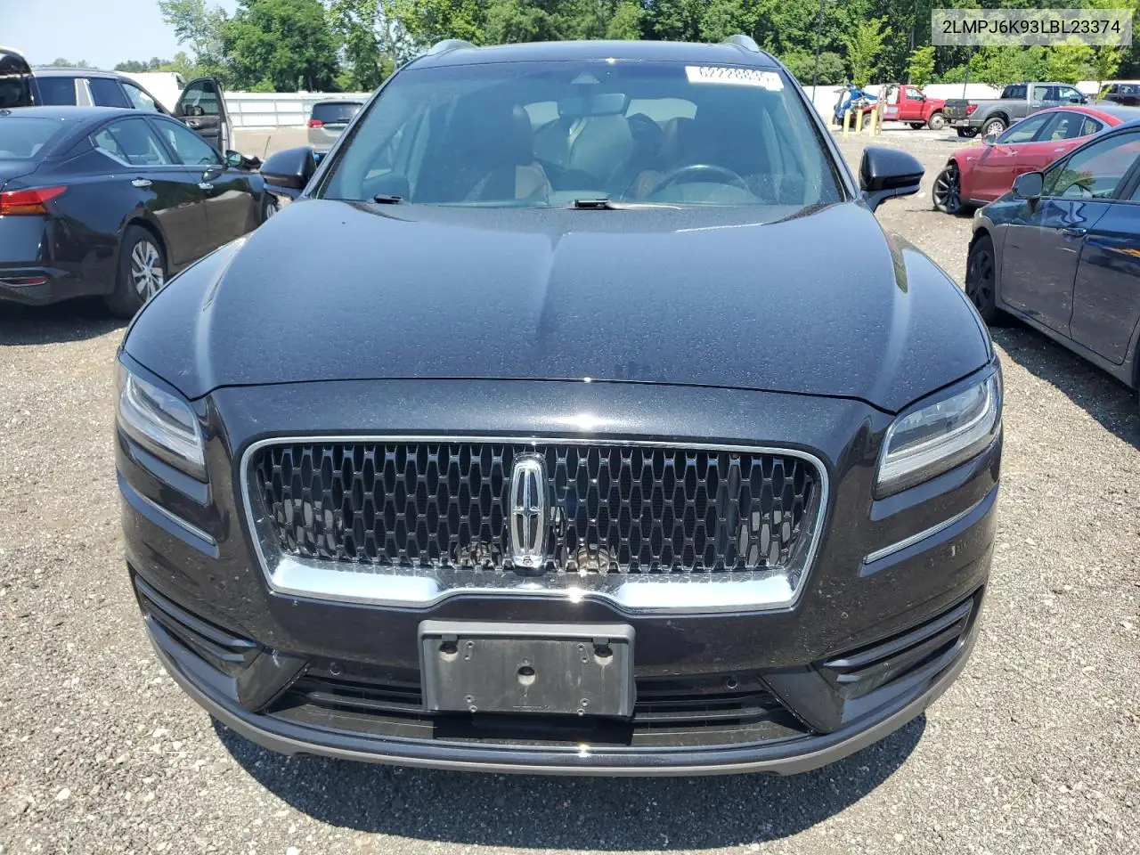 2020 Lincoln Nautilus Reserve VIN: 2LMPJ6K93LBL23374 Lot: 62228835