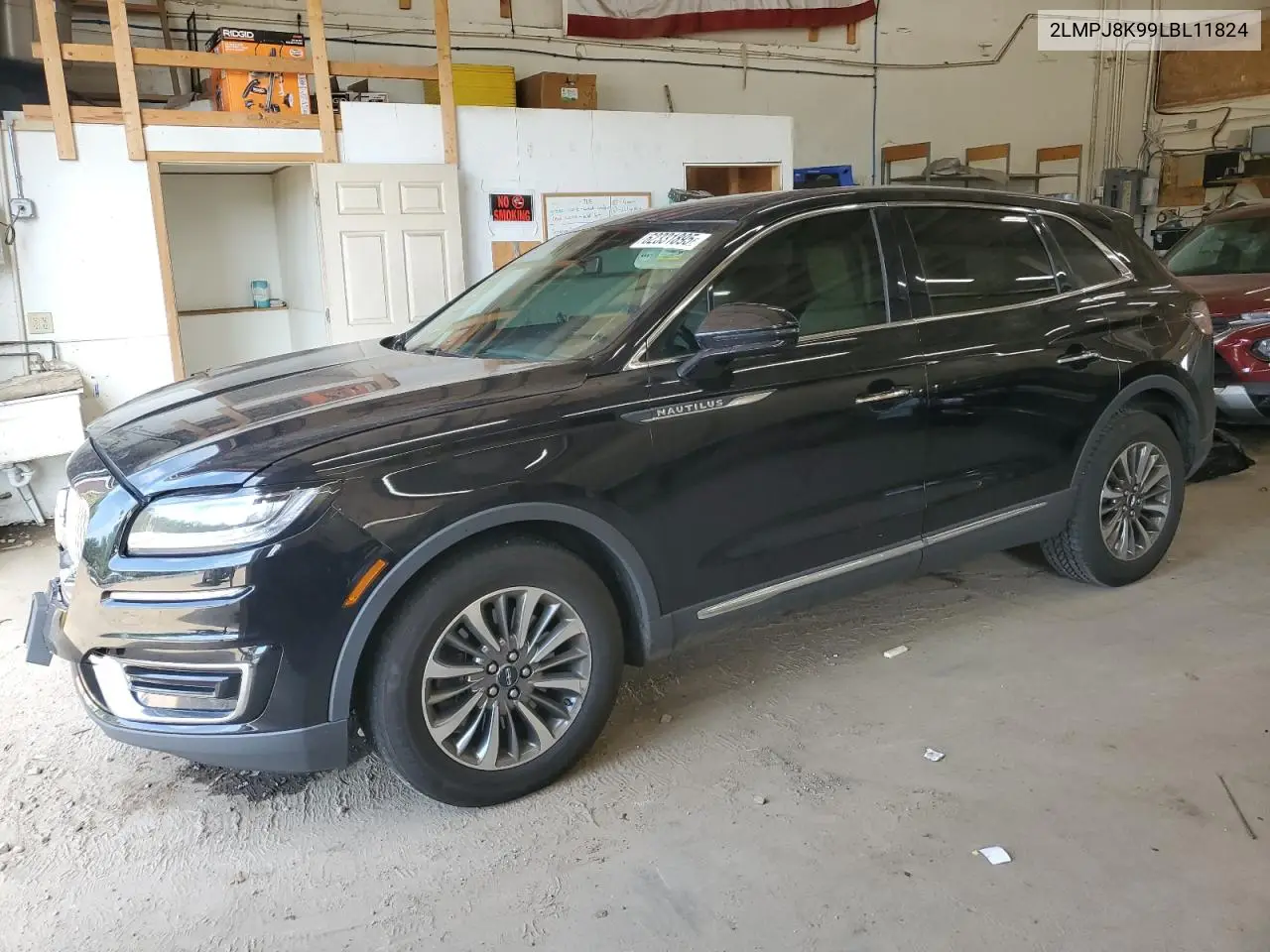 2020 Lincoln Nautilus Reserve VIN: 2LMPJ8K99LBL11824 Lot: 62331895