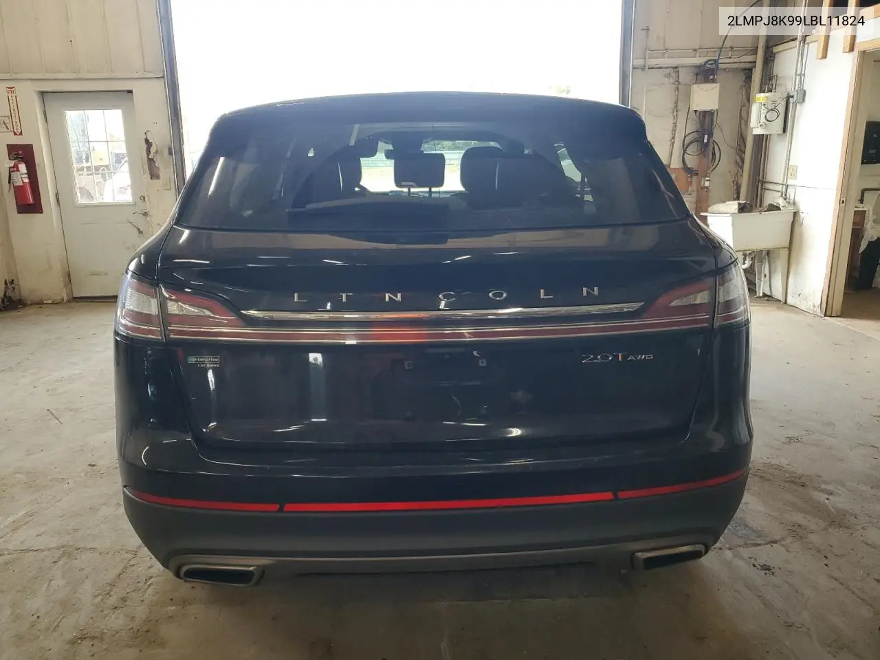 2020 Lincoln Nautilus Reserve VIN: 2LMPJ8K99LBL11824 Lot: 62331895