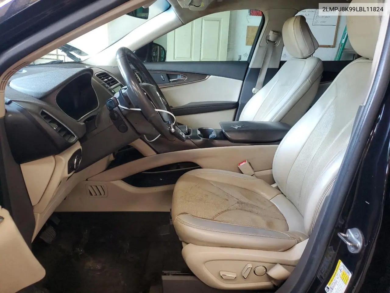2020 Lincoln Nautilus Reserve VIN: 2LMPJ8K99LBL11824 Lot: 62331895
