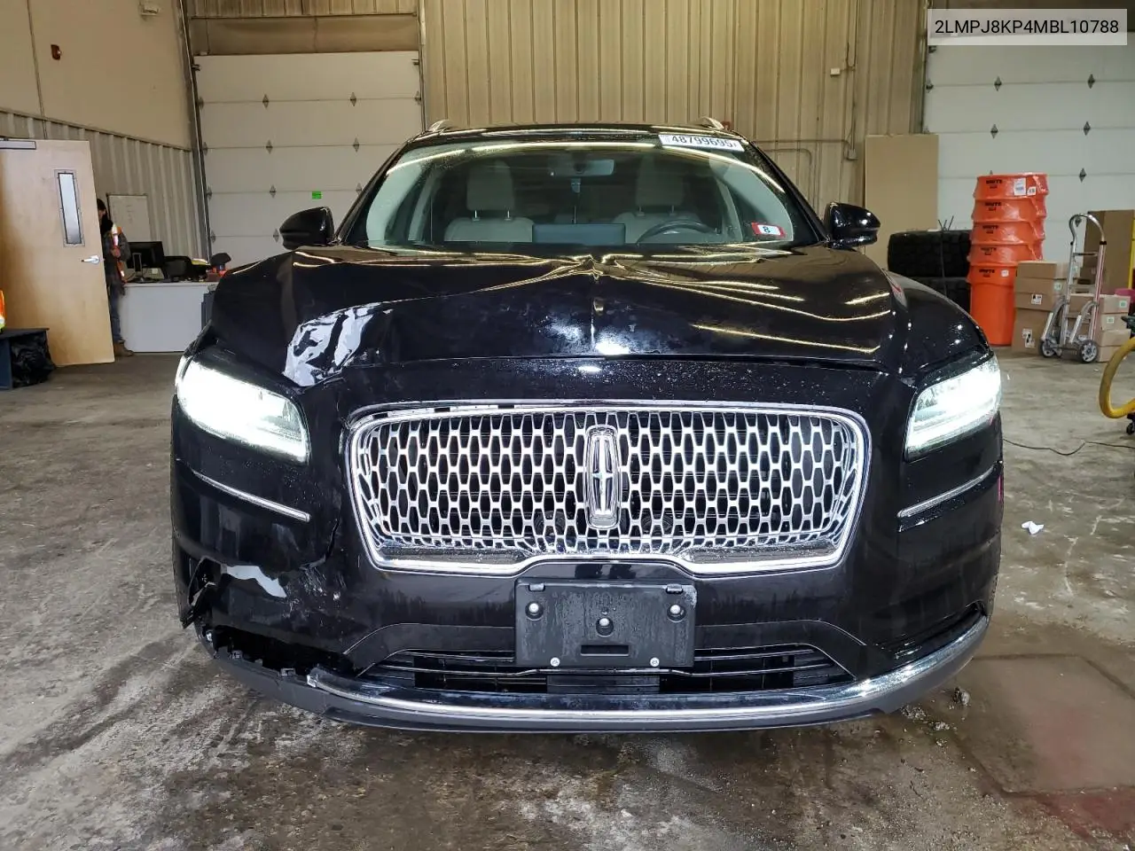 2021 Lincoln Nautilus Reserve VIN: 2LMPJ8KP4MBL10788 Lot: 48799695