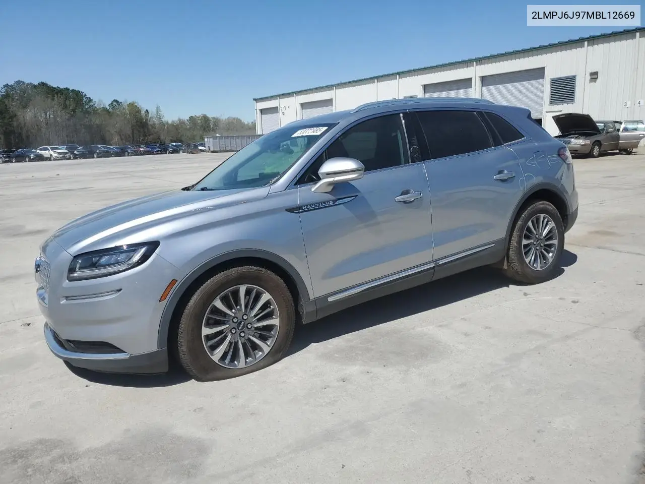 2021 Lincoln Nautilus VIN: 2LMPJ6J97MBL12669 Lot: 50373985