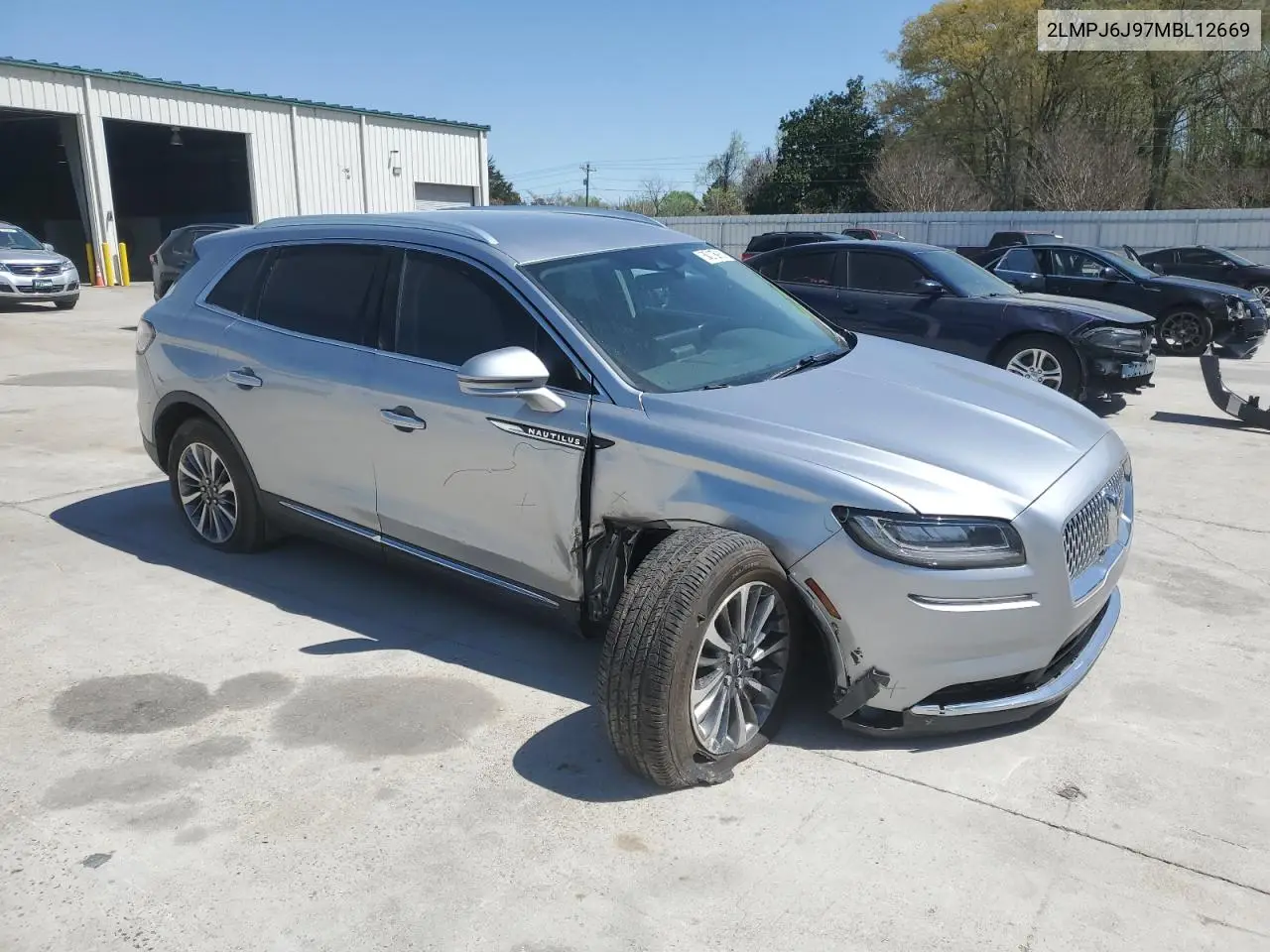 2021 Lincoln Nautilus VIN: 2LMPJ6J97MBL12669 Lot: 50373985