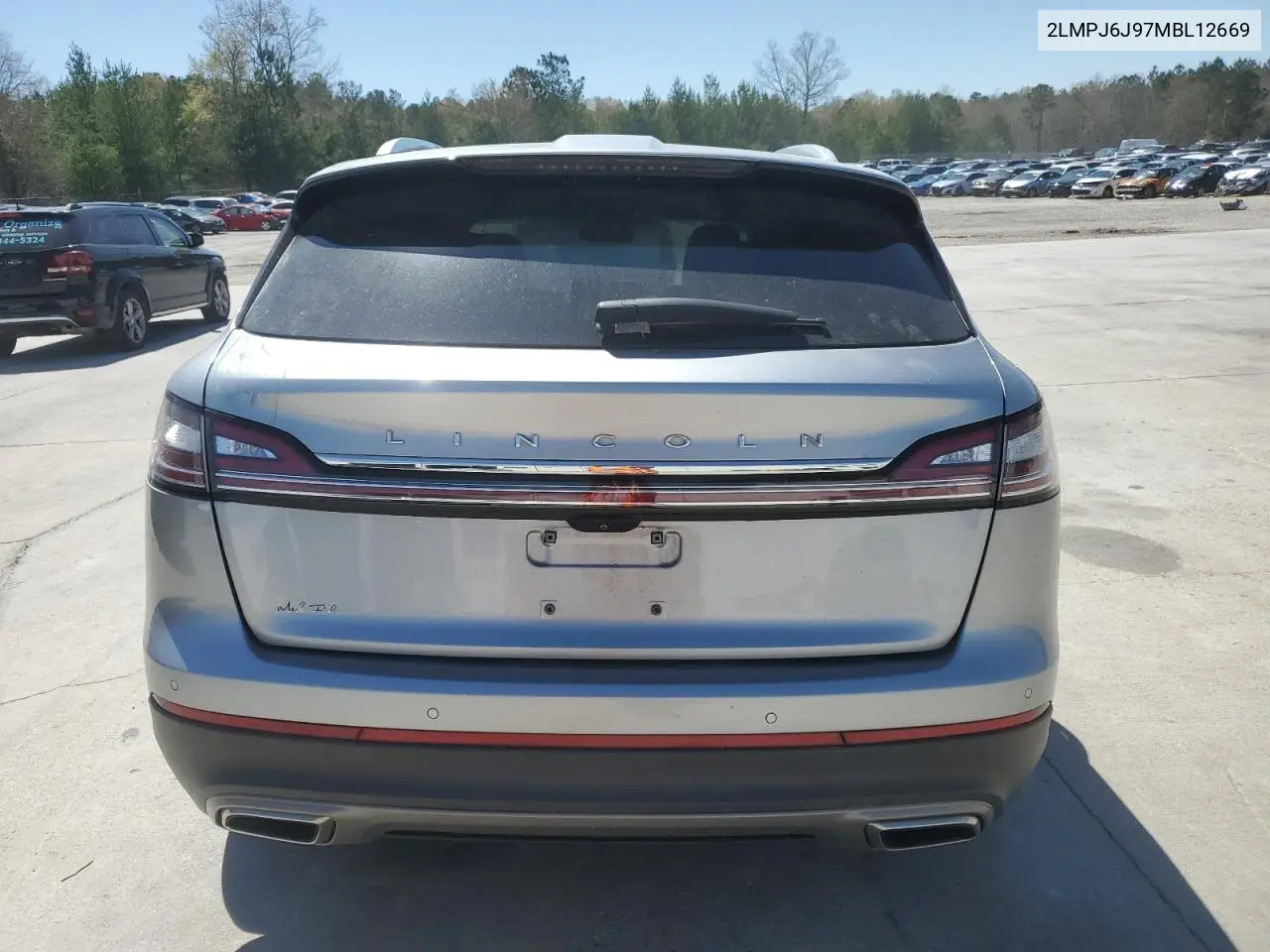 2021 Lincoln Nautilus VIN: 2LMPJ6J97MBL12669 Lot: 50373985