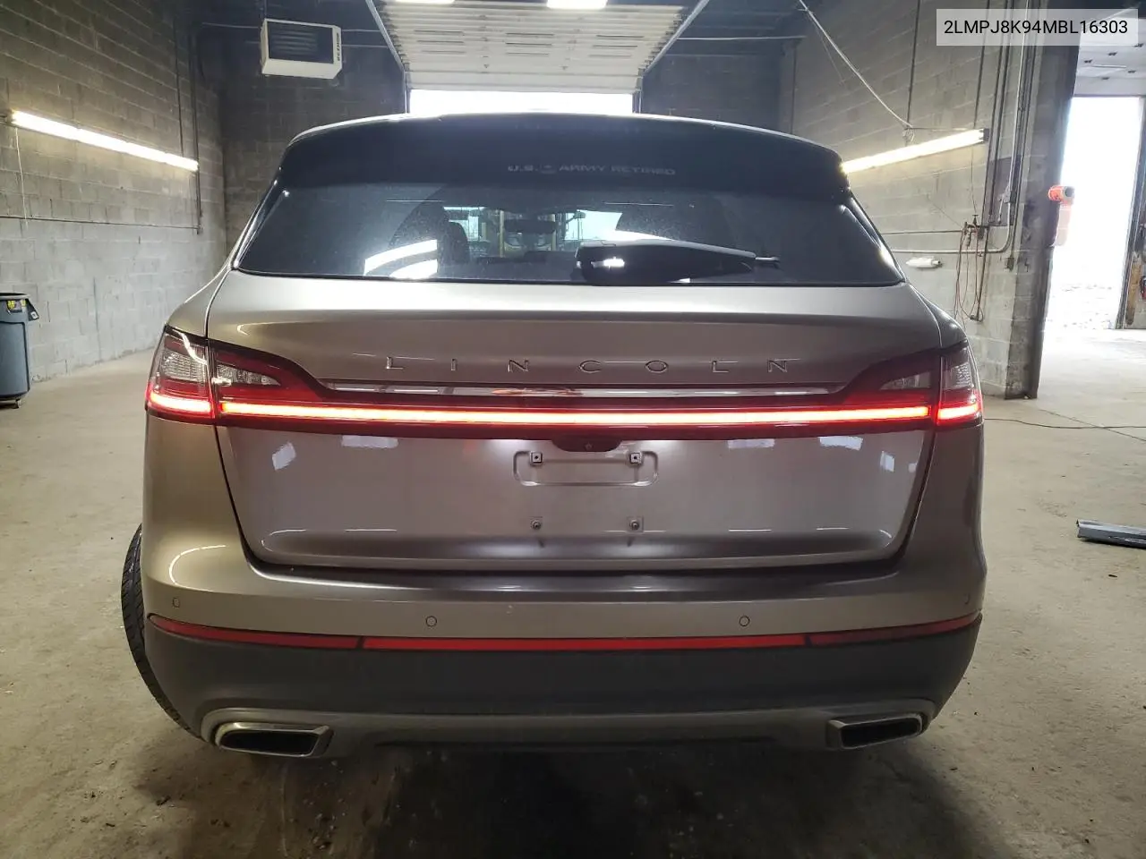 2021 Lincoln Nautilus Reserve VIN: 2LMPJ8K94MBL16303 Lot: 55285245