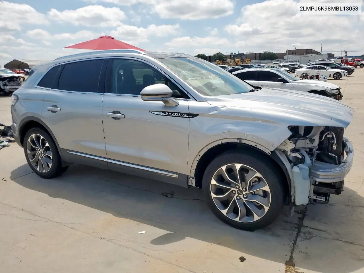 2021 Lincoln Nautilus Reserve VIN: 2LMPJ6K98MBL13053 Lot: 55748905