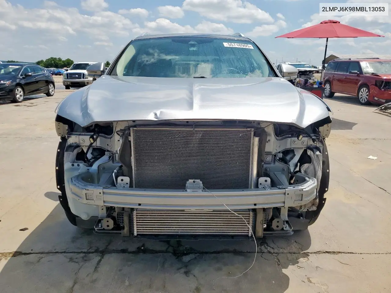 2021 Lincoln Nautilus Reserve VIN: 2LMPJ6K98MBL13053 Lot: 55748905