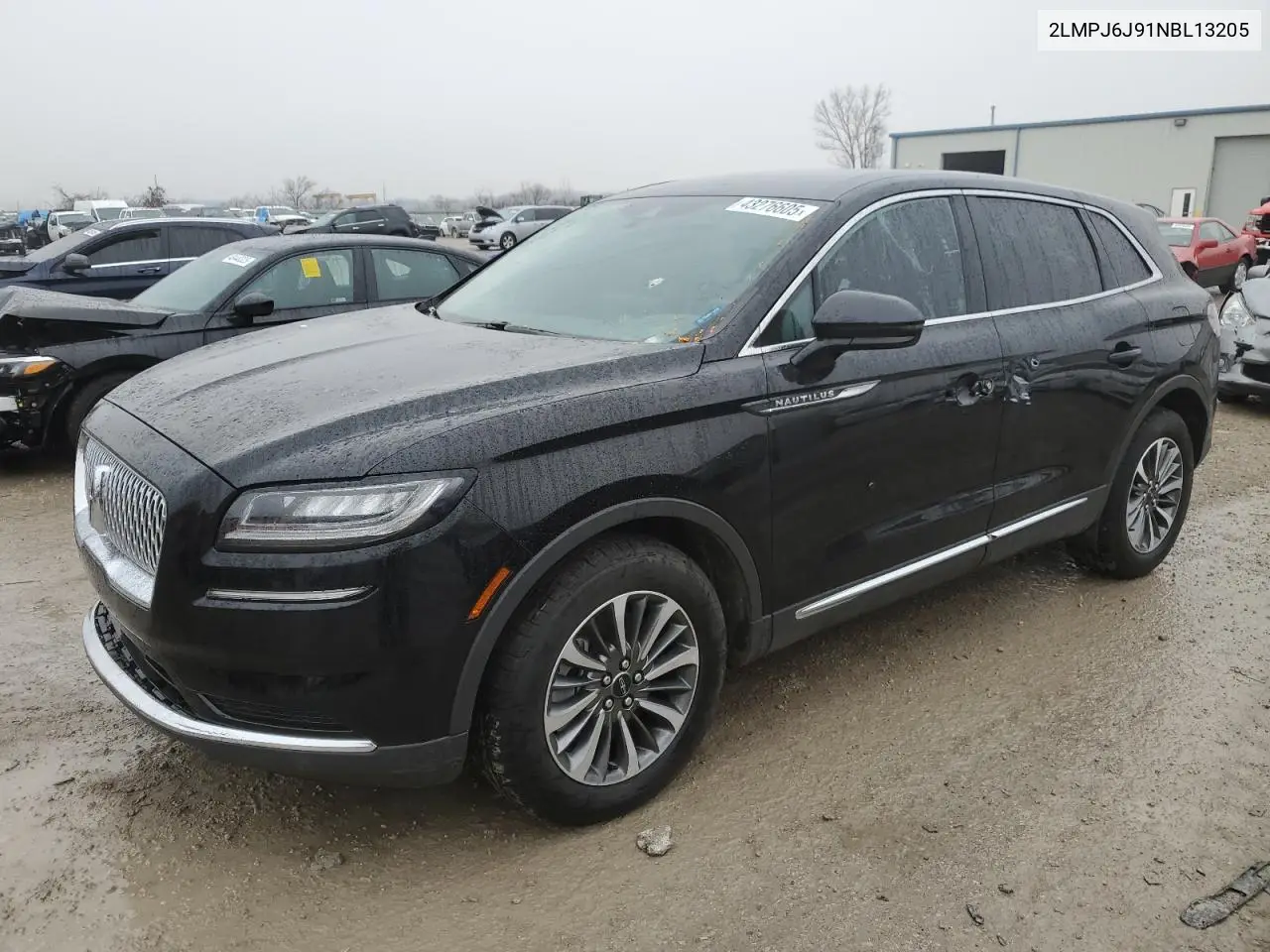 2022 Lincoln Nautilus VIN: 2LMPJ6J91NBL13205 Lot: 43276605