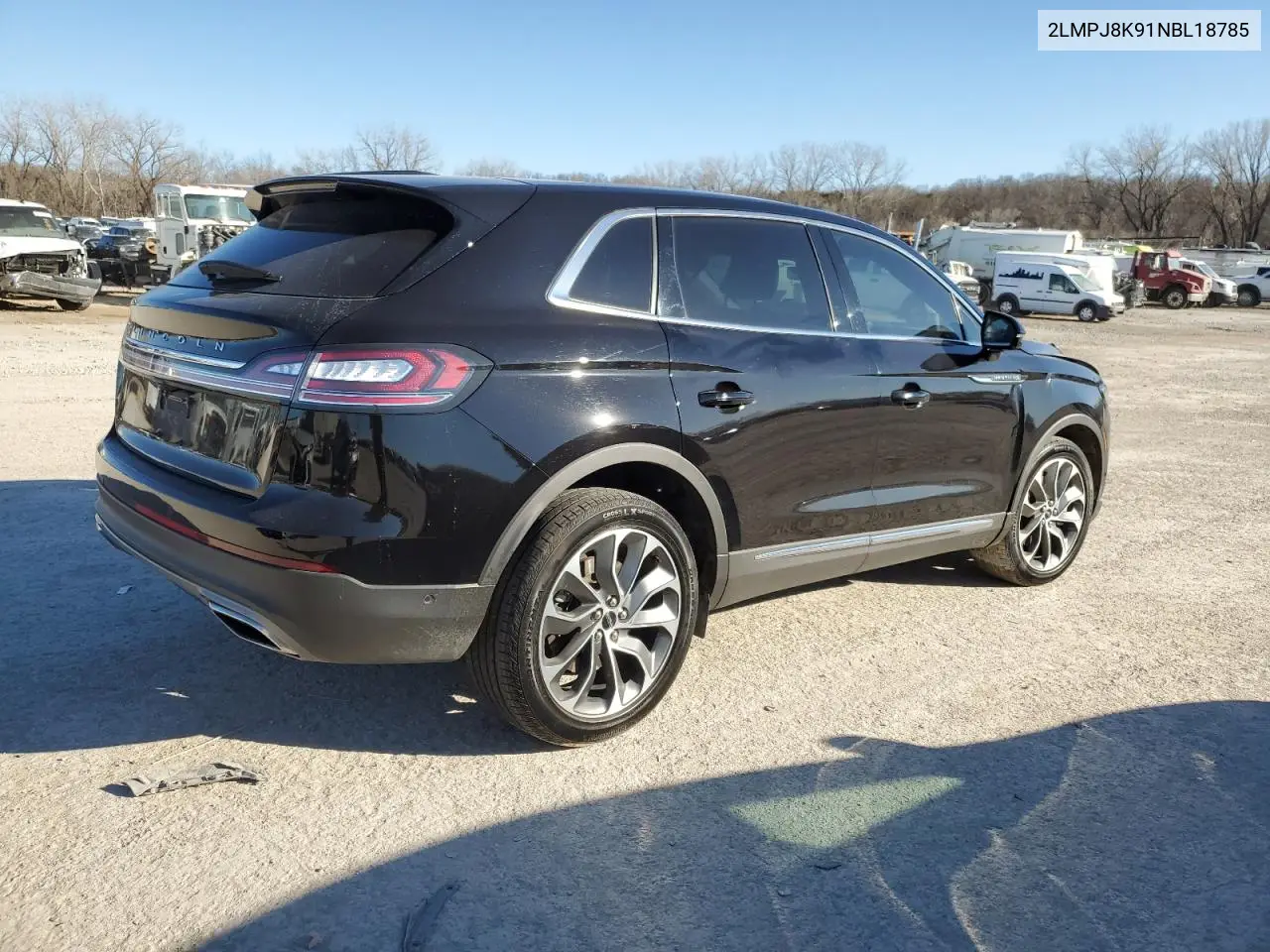 2022 Lincoln Nautilus Reserve VIN: 2LMPJ8K91NBL18785 Lot: 47063145