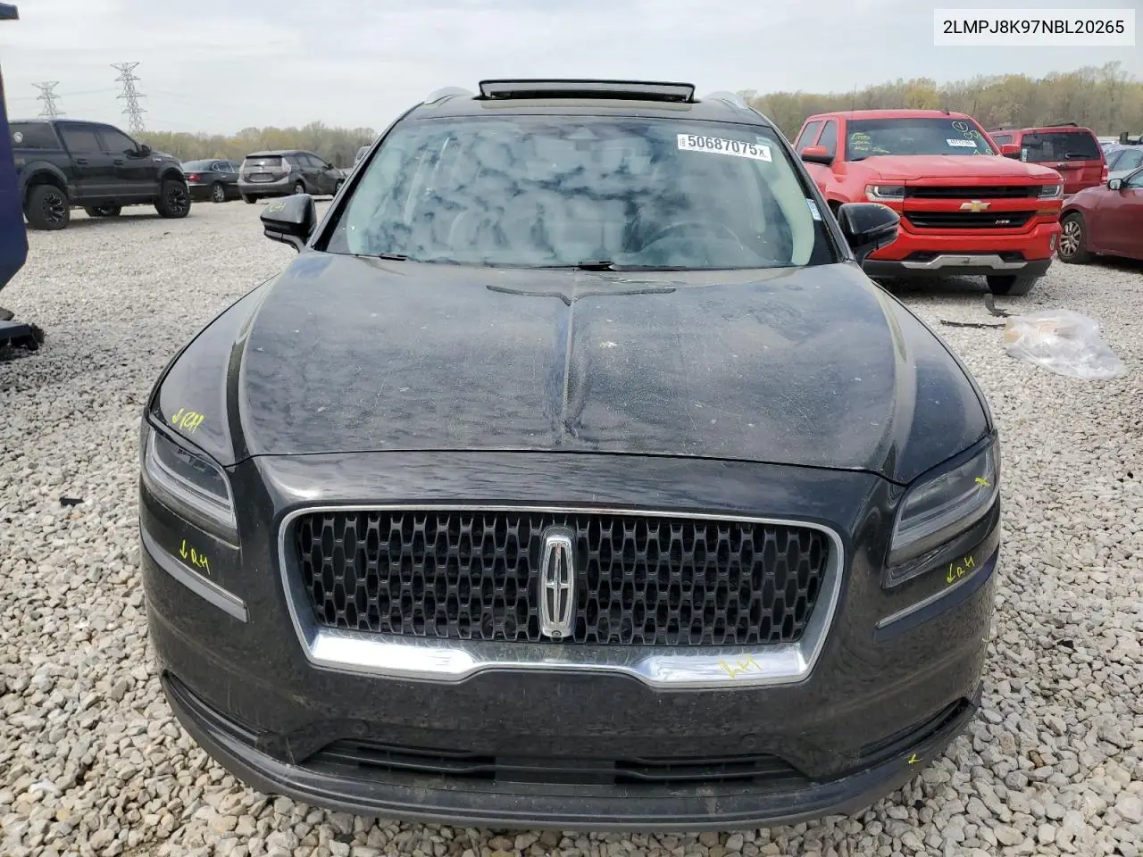 2022 Lincoln Nautilus Reserve VIN: 2LMPJ8K97NBL20265 Lot: 50687075