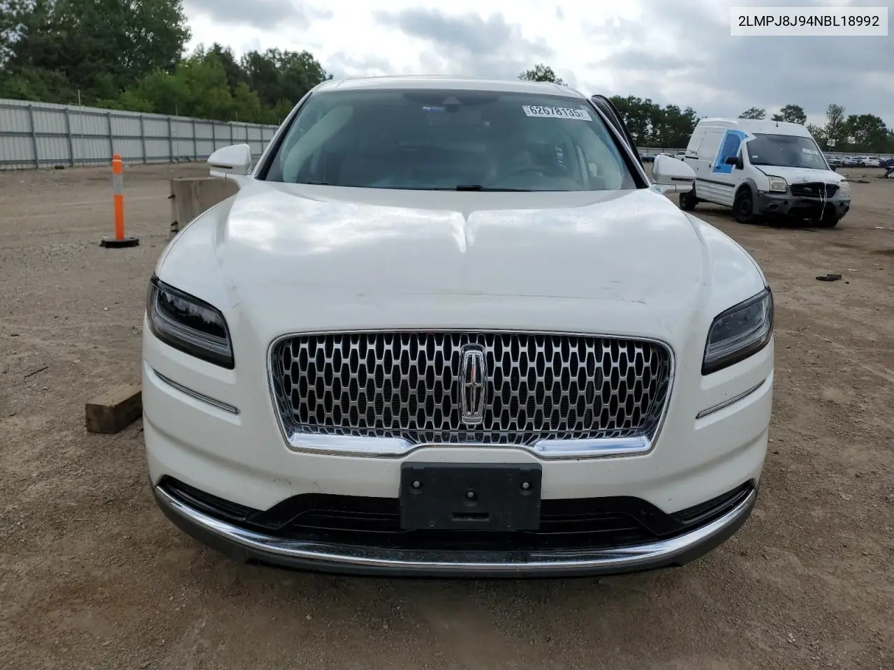 2022 Lincoln Nautilus VIN: 2LMPJ8J94NBL18992 Lot: 62678135