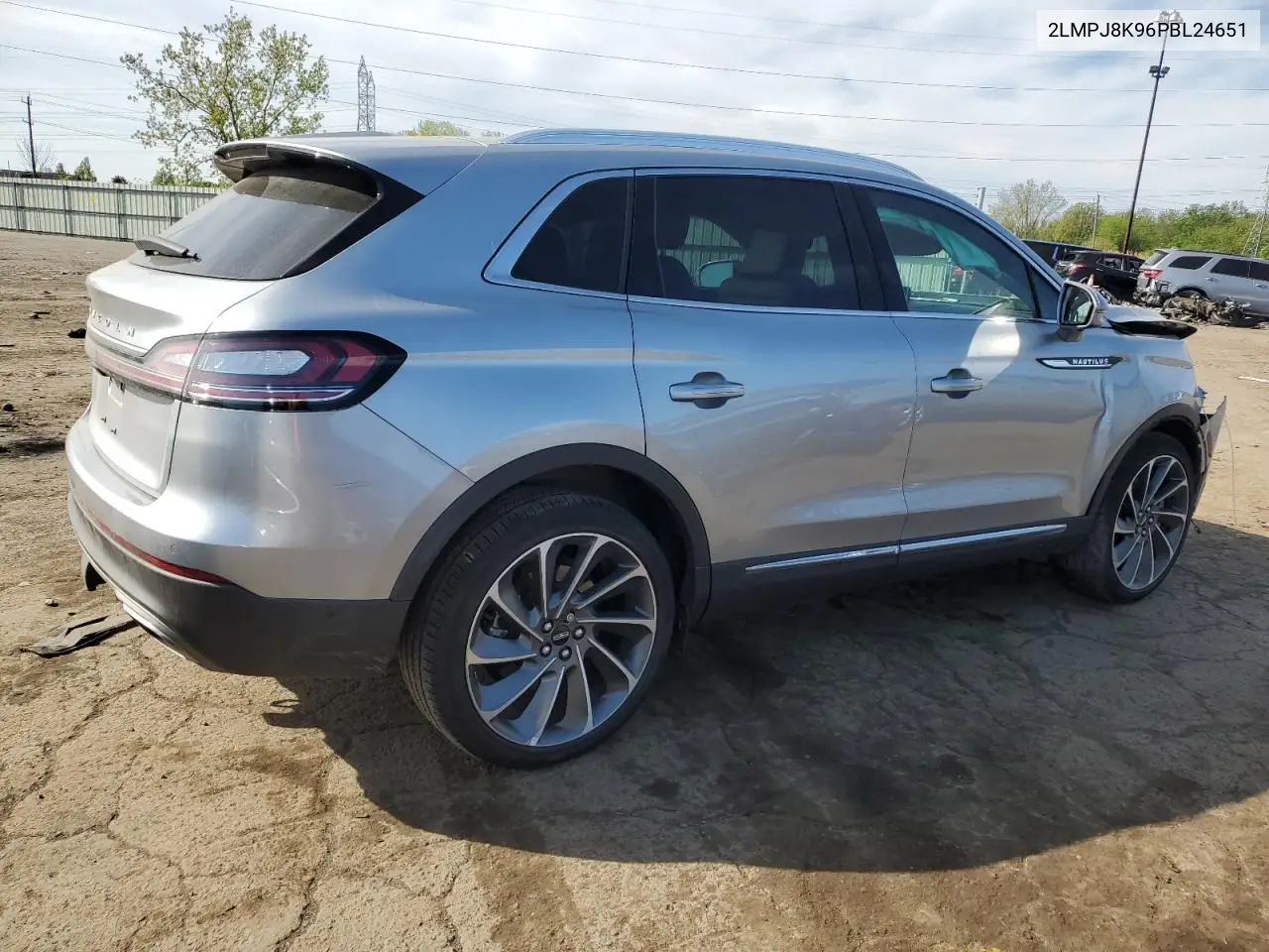 2023 Lincoln Nautilus Reserve VIN: 2LMPJ8K96PBL24651 Lot: 56509485