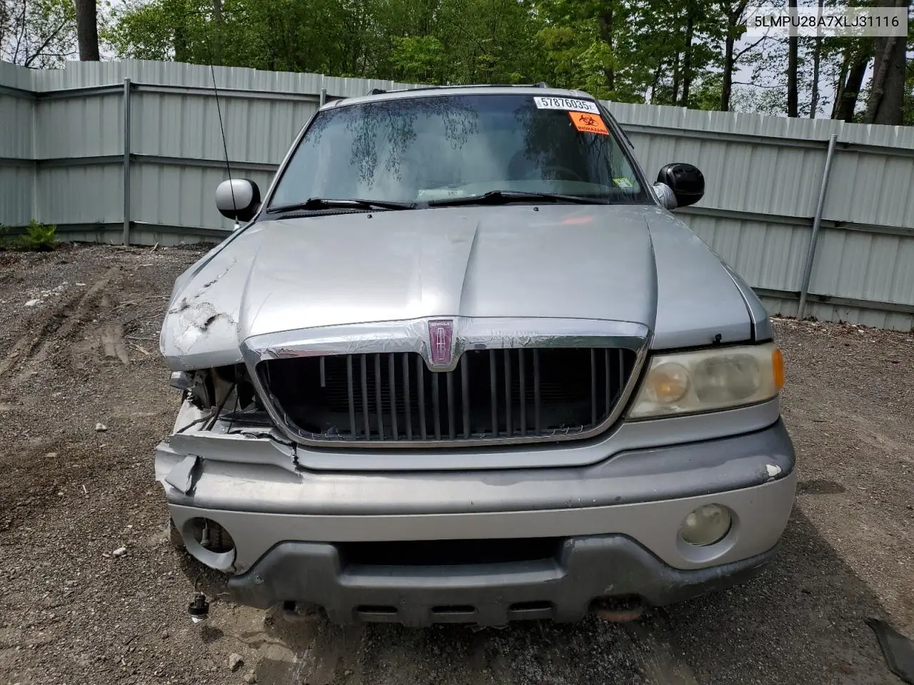 1999 Lincoln Navigator VIN: 5LMPU28A7XLJ31116 Lot: 57876035