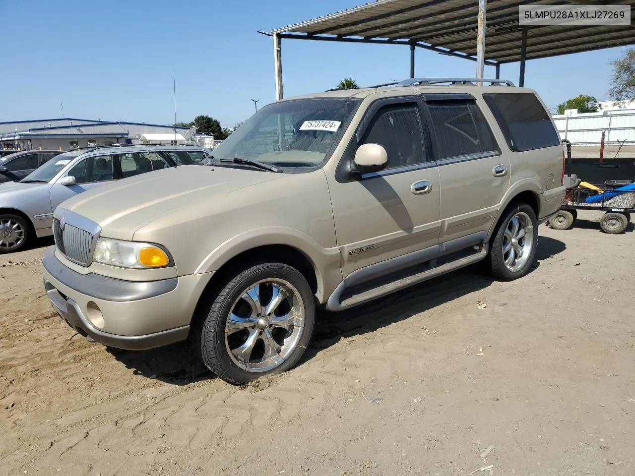 1999 Lincoln Navigator VIN: 5LMPU28A1XLJ27269 Lot: 75737424