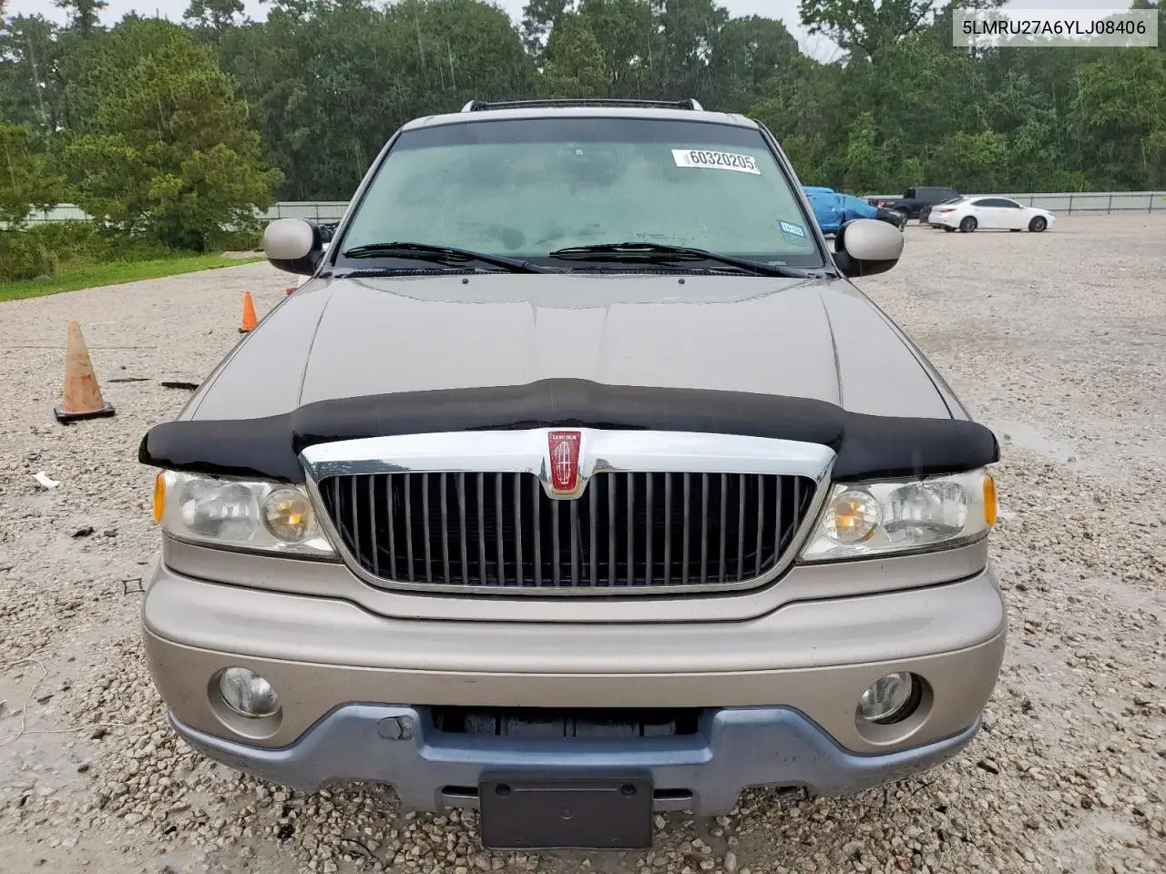 2000 Lincoln Navigator VIN: 5LMRU27A6YLJ08406 Lot: 60320205