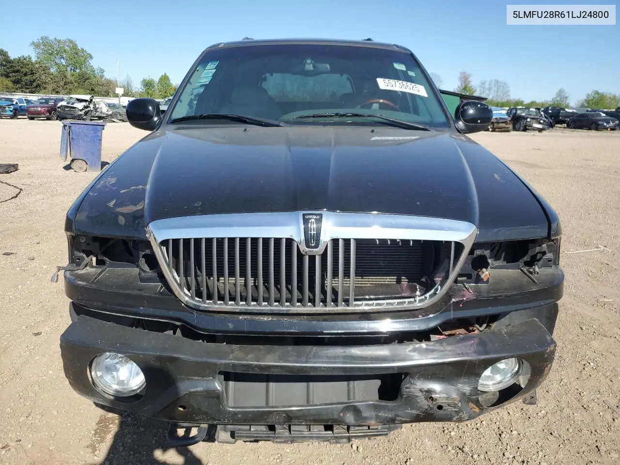 2001 Lincoln Navigator VIN: 5LMFU28R61LJ24800 Lot: 55736625