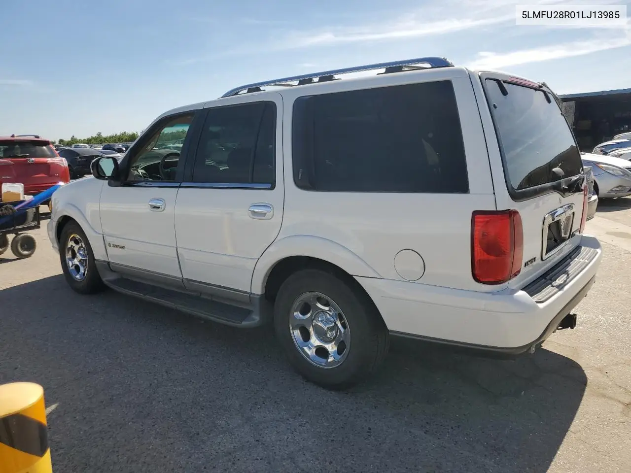 2001 Lincoln Navigator VIN: 5LMFU28R01LJ13985 Lot: 57354795