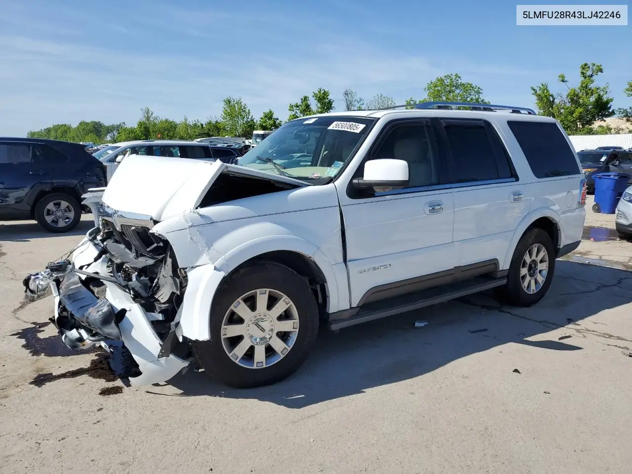 2003 Lincoln Navigator VIN: 5LMFU28R43LJ42246 Lot: 56500805