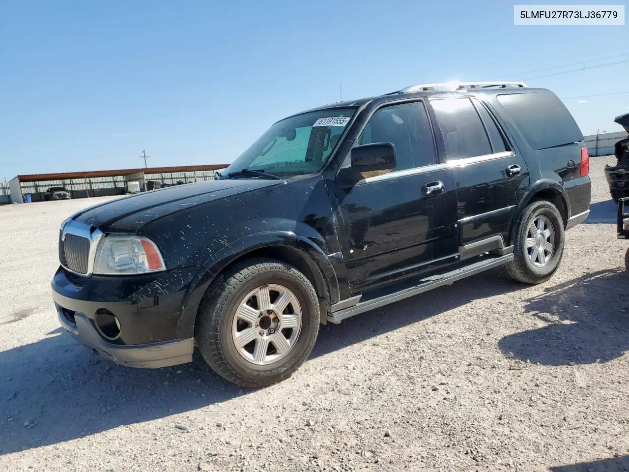 2003 Lincoln Navigator VIN: 5LMFU27R73LJ36779 Lot: 61191555