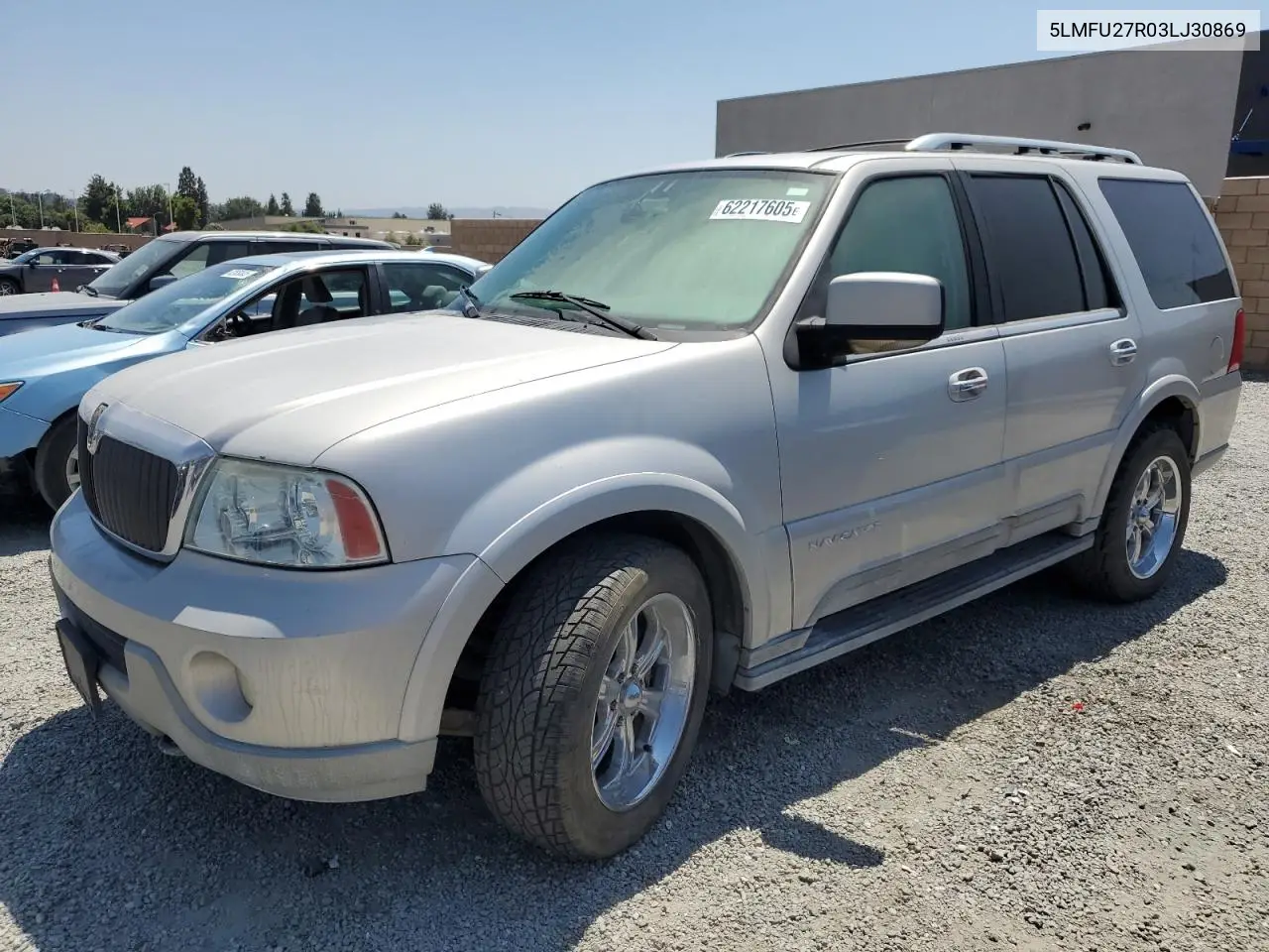 2003 Lincoln Navigator VIN: 5LMFU27R03LJ30869 Lot: 62217605